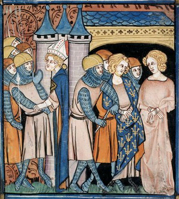 Capture of Charles, Duke of Lower Lorraine and brother of Lothaire of France