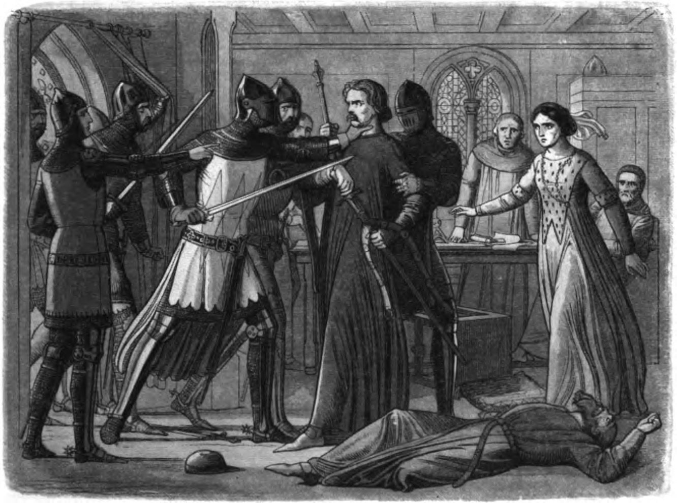 Edward III seizes Roger Mortimer the lover of his mother, Isabella of France