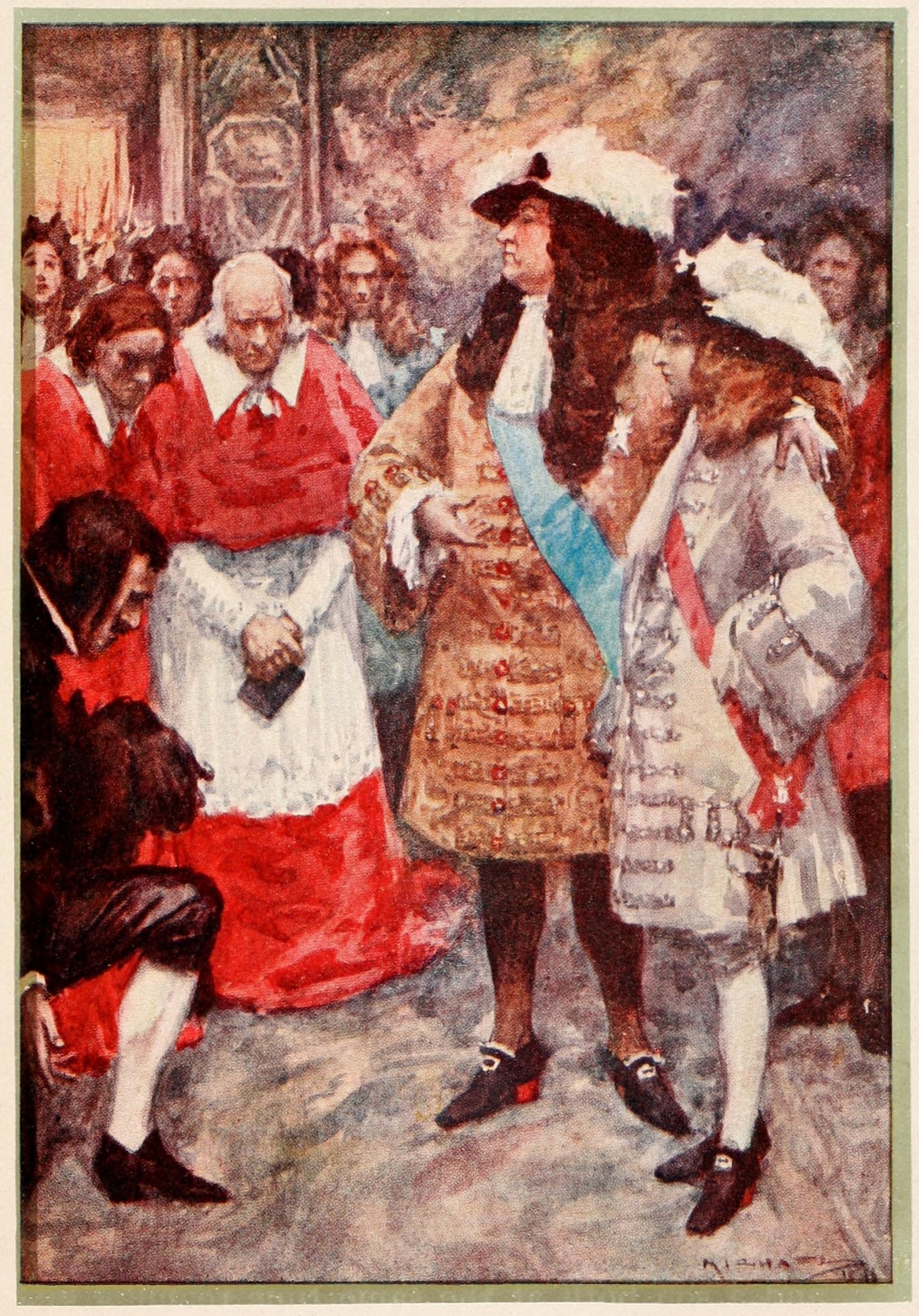 Louis XIV, Gentlemen here is the King of Spain