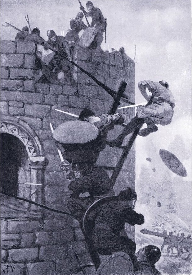 The attack on Carmarthen Castle