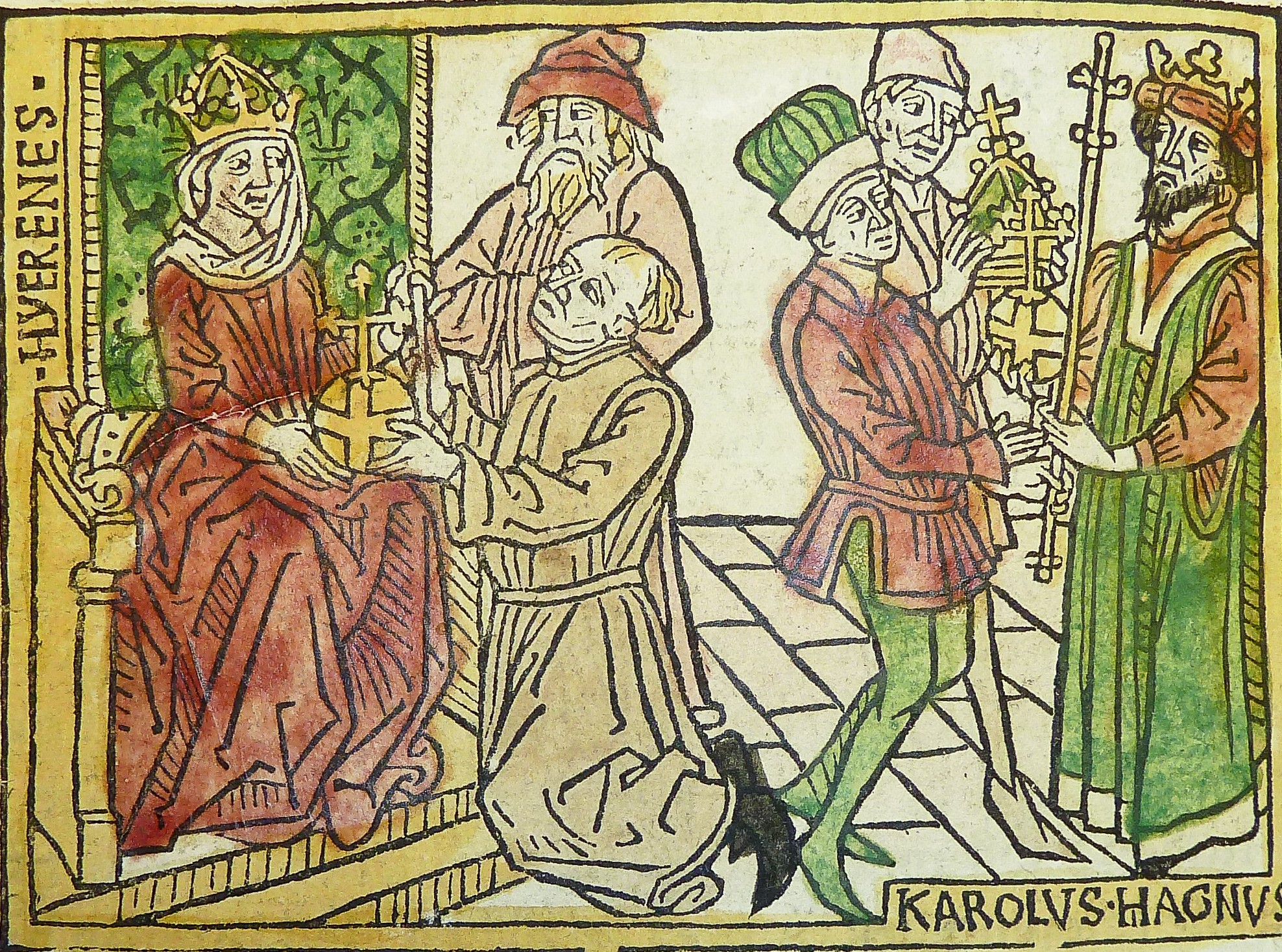 Irene, Empress of the East, and Charlemagne
