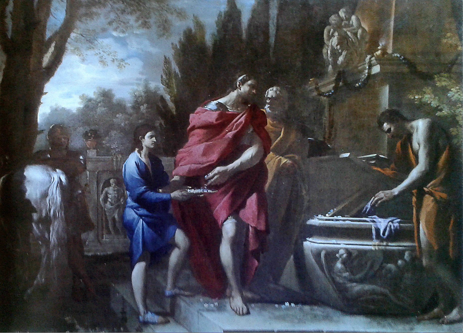 August Before the Tomb of Alexander the Great