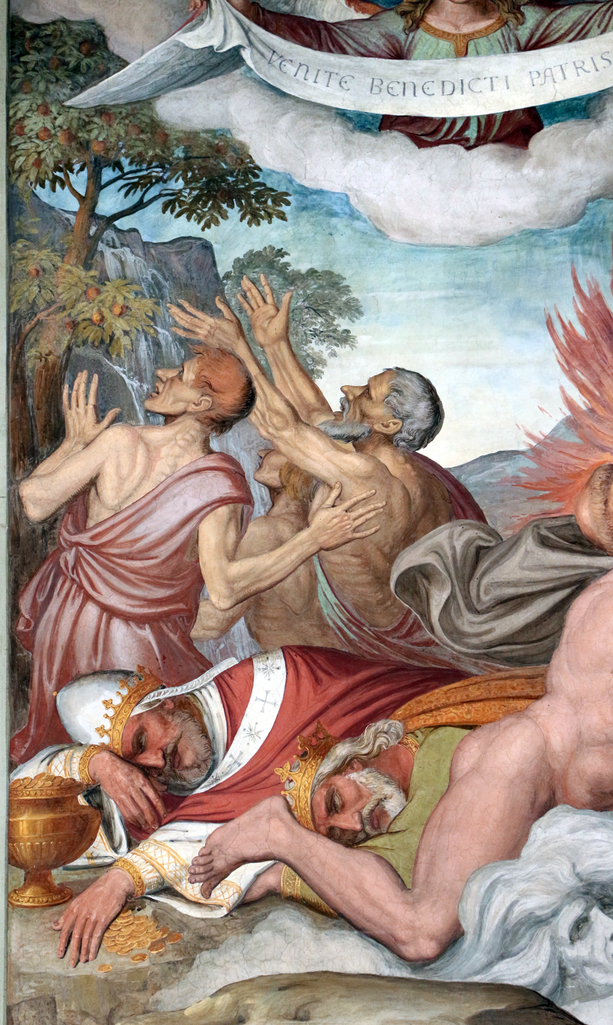 Hugh Capet and Pope Hadronus V in Dante's Inferno