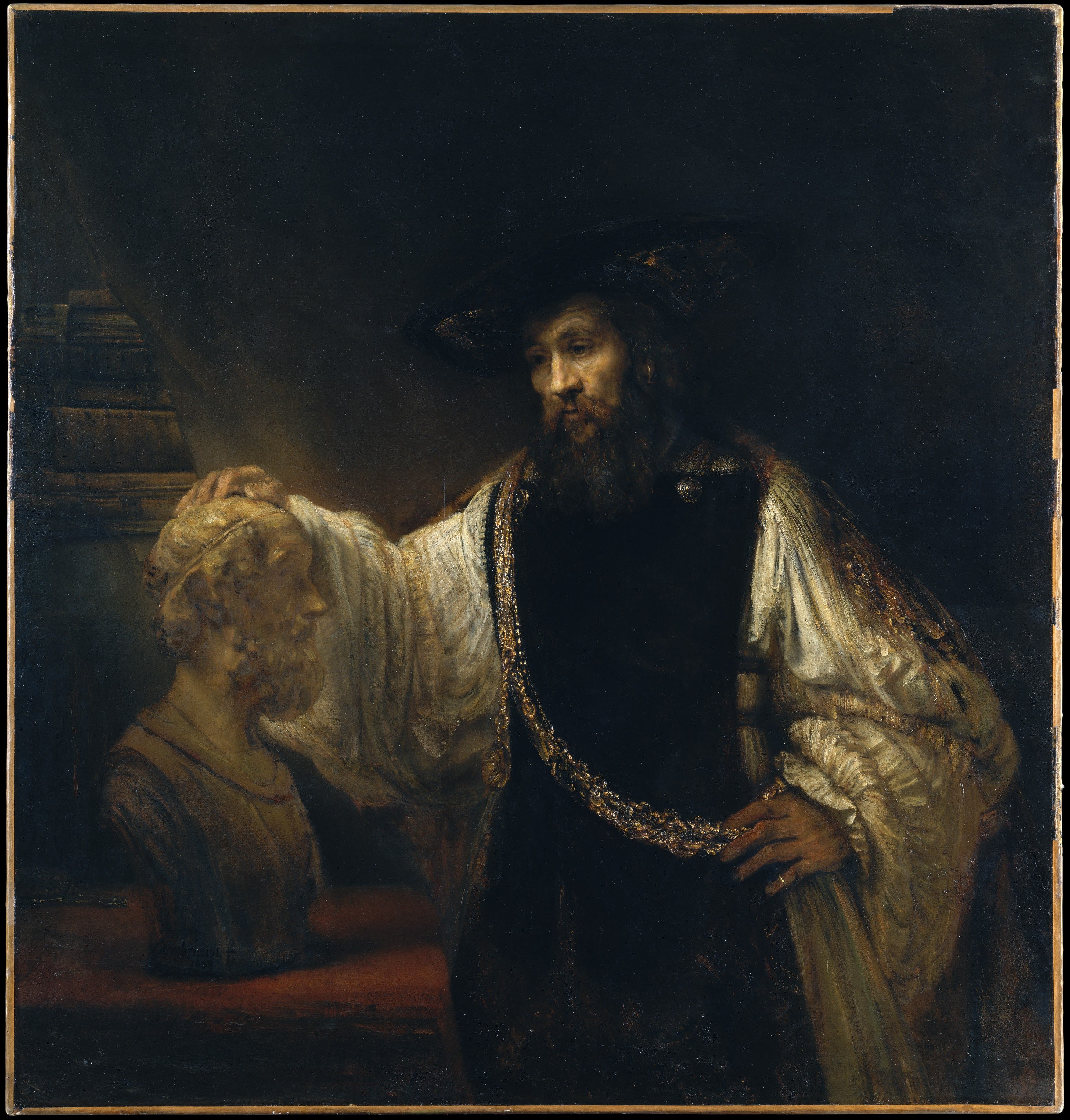 Aristotle with a Bust of Homer -
