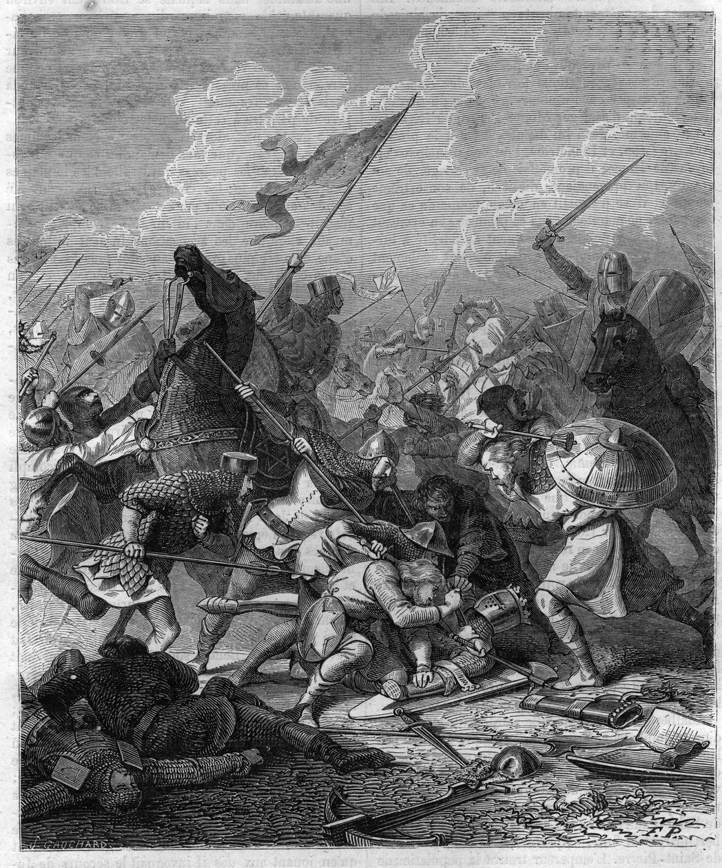 Otto the Great surprised by the rebels in Rome