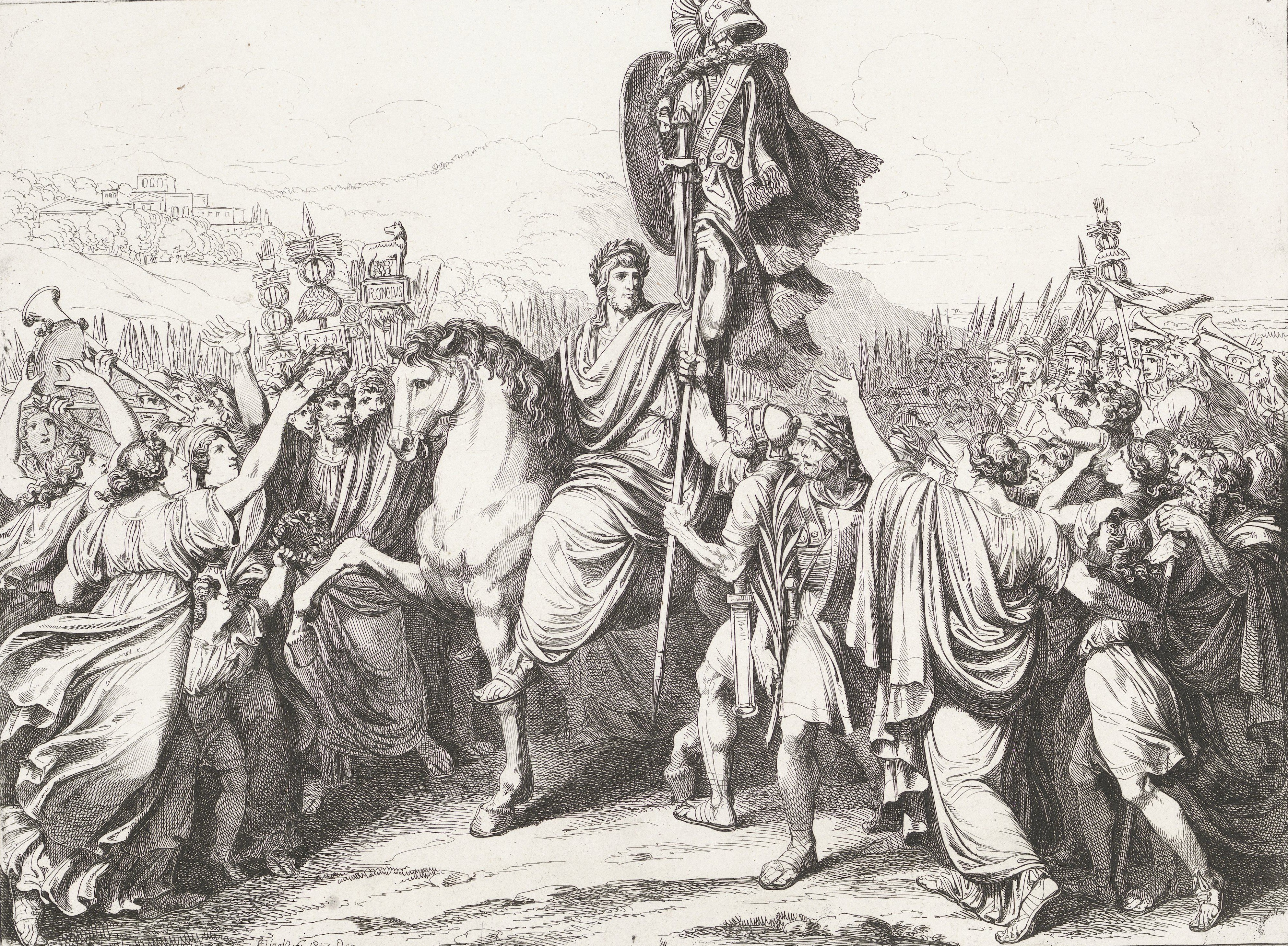 Triumph of Romulus over Acron