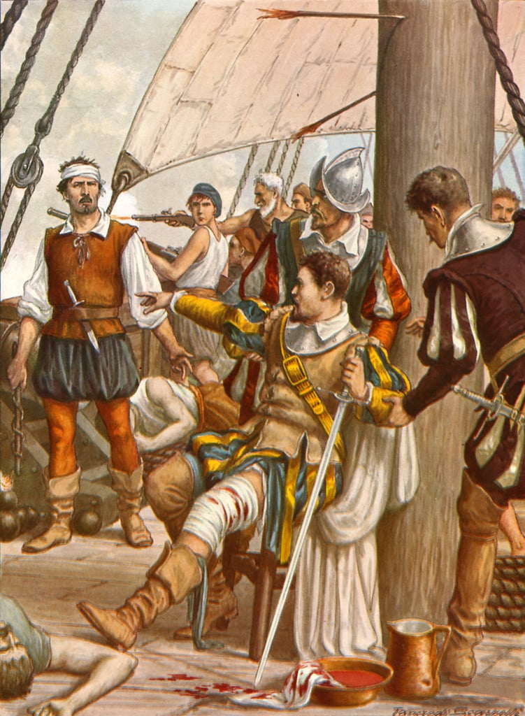 The heroic end of Lorenzo d'Almeida in the battle of Chaul