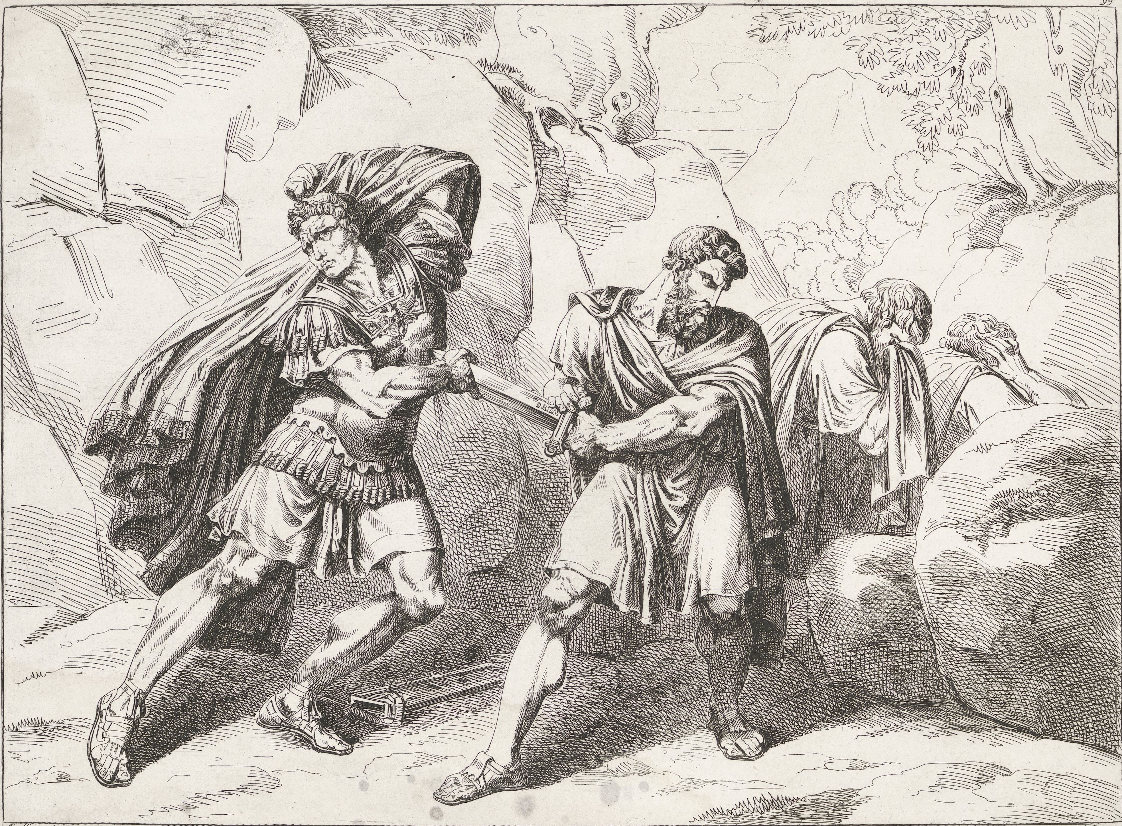 The death of Marcus Junius Brutus