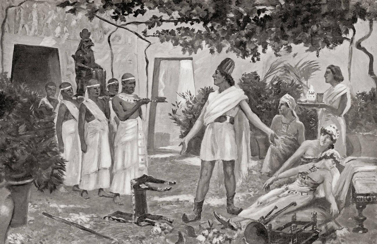 Cure of the Hittite princess who was possessed by a devil