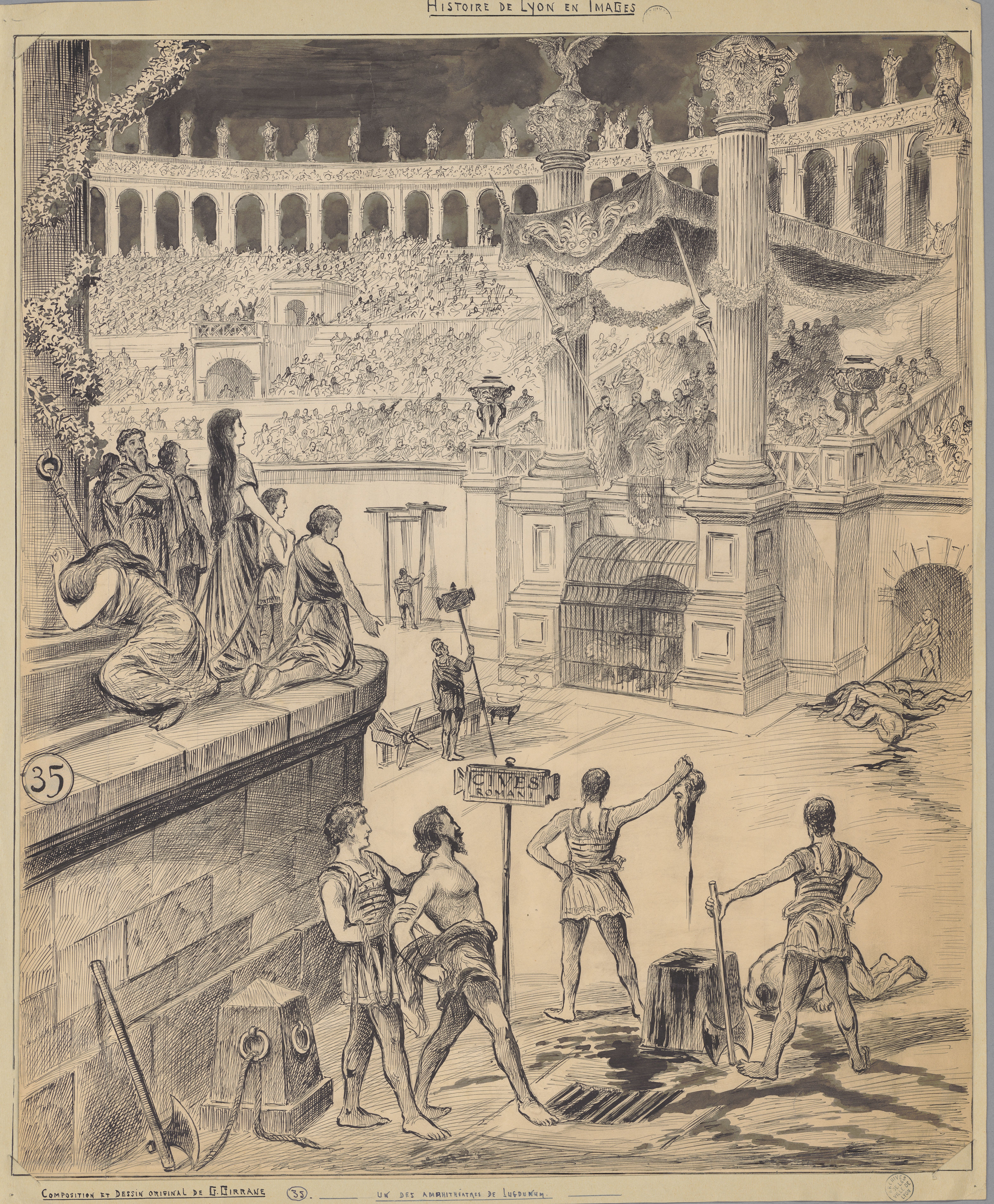 One of the amphitheaters of Lyon