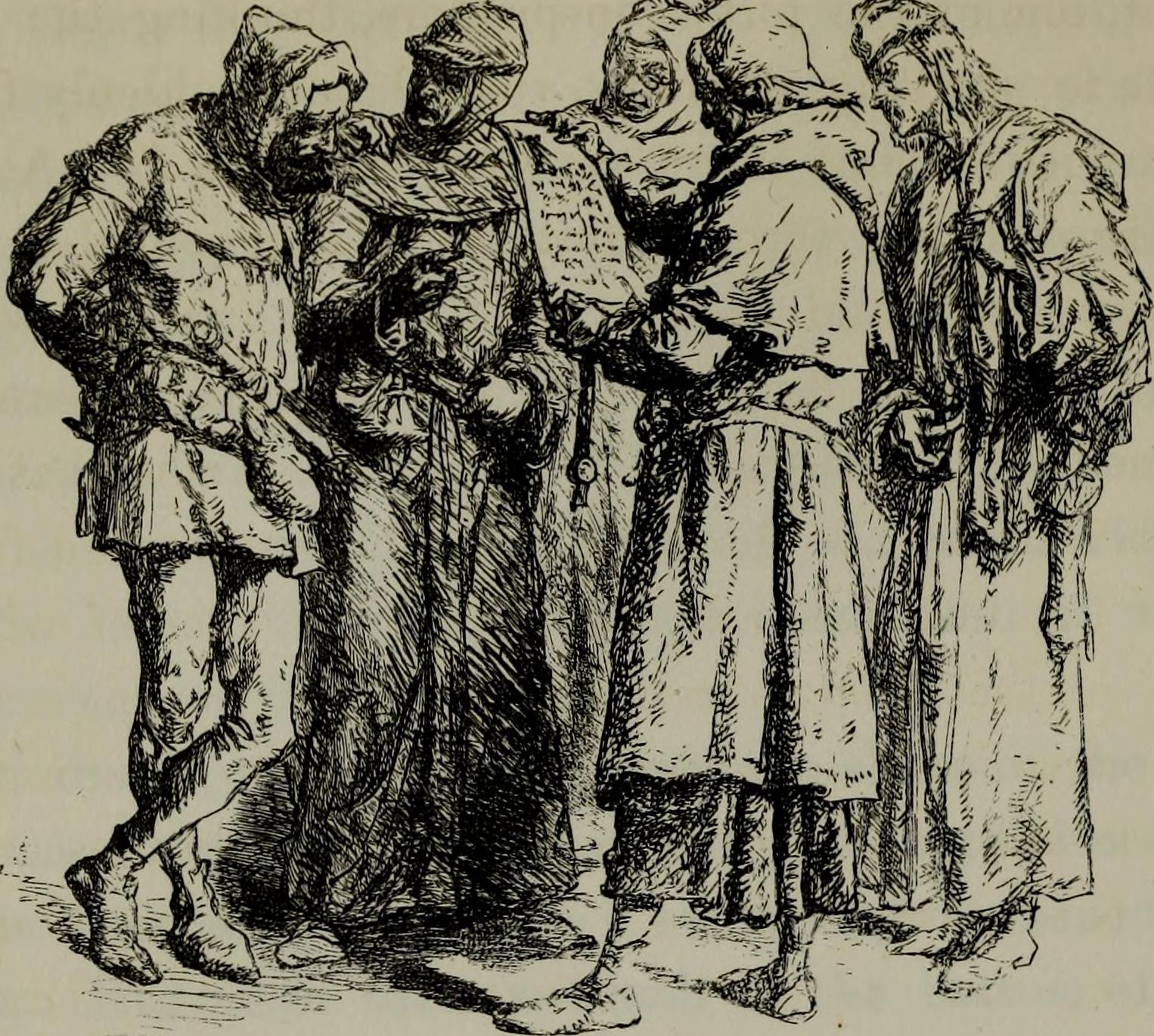 Burghurs of Laone Discussing Their Charter