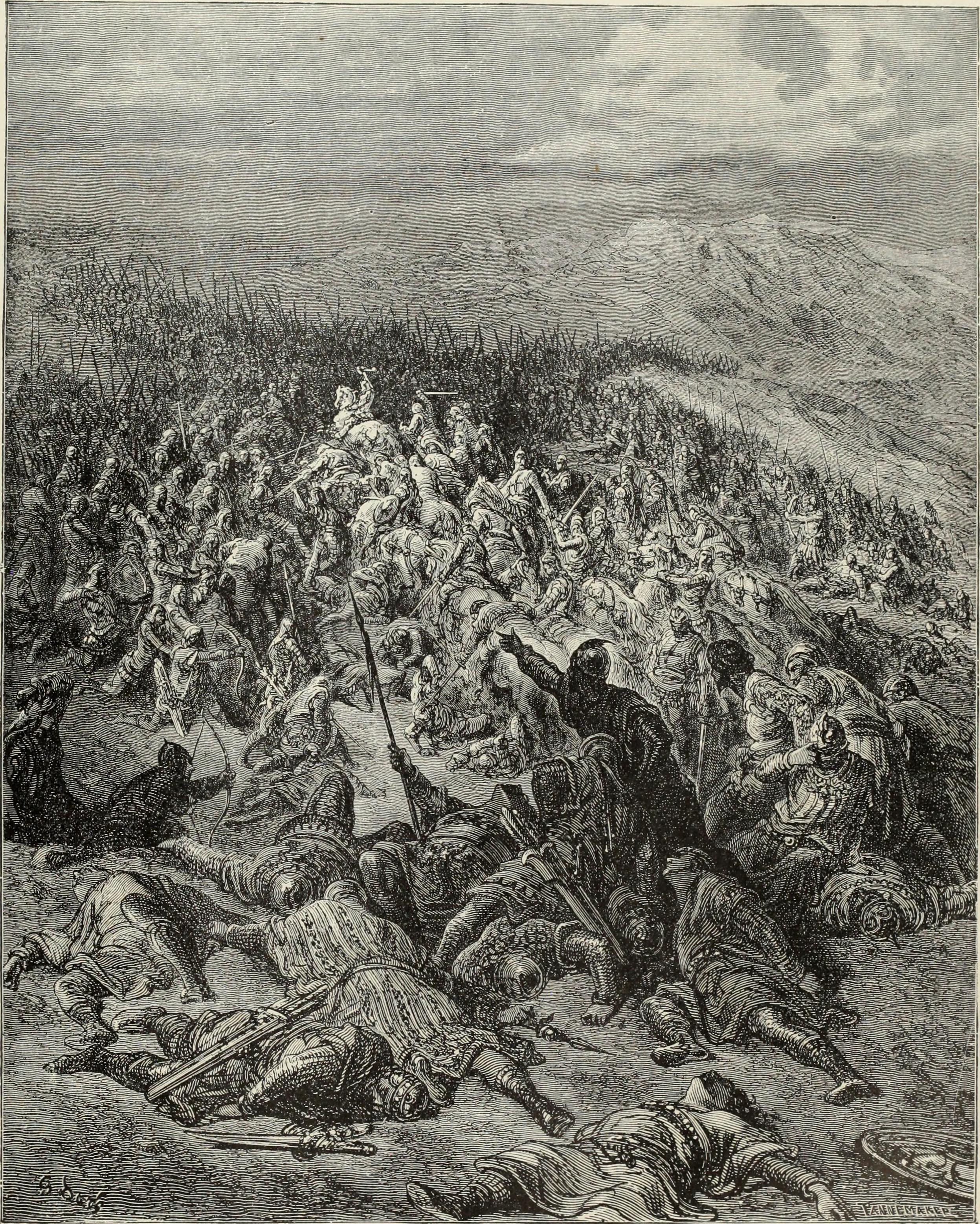 Two Hundred Knights Attack Twenty Thousand Saracens