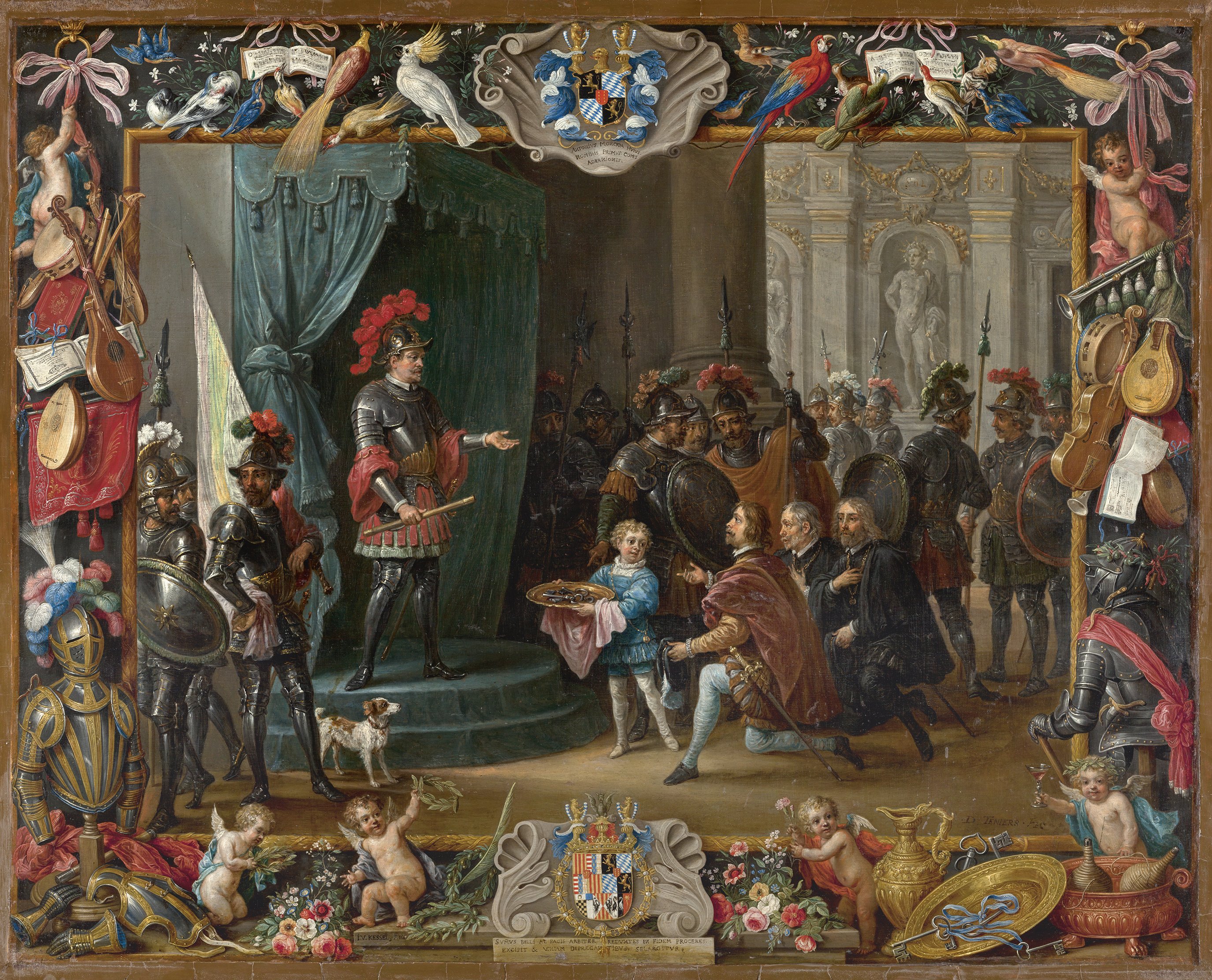 The Submission of the Sicilian Rebels to Antonio Moncada in 1411David Teniers II and Jan van Kessel I