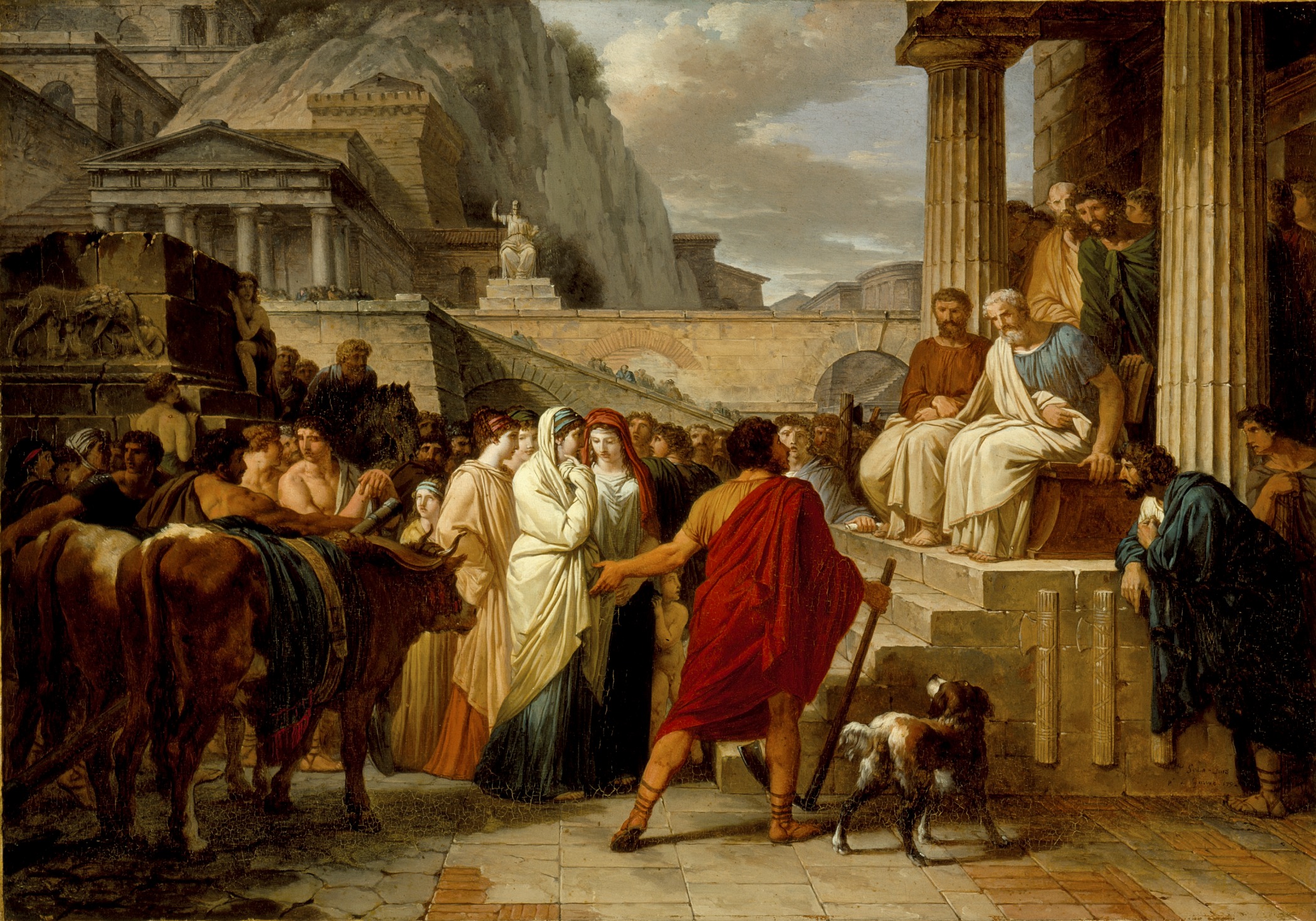Caius Furius Cressinus Accused of Sorcery, Jean-Pierre Saint-Ours