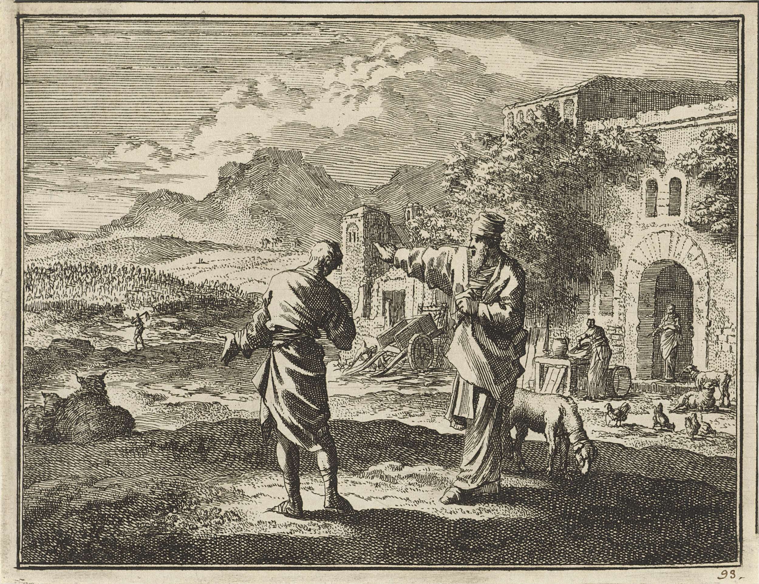 Parable of the son who receives orders to go to the field