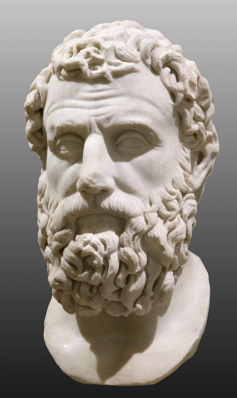 Marble bust of Archilochus