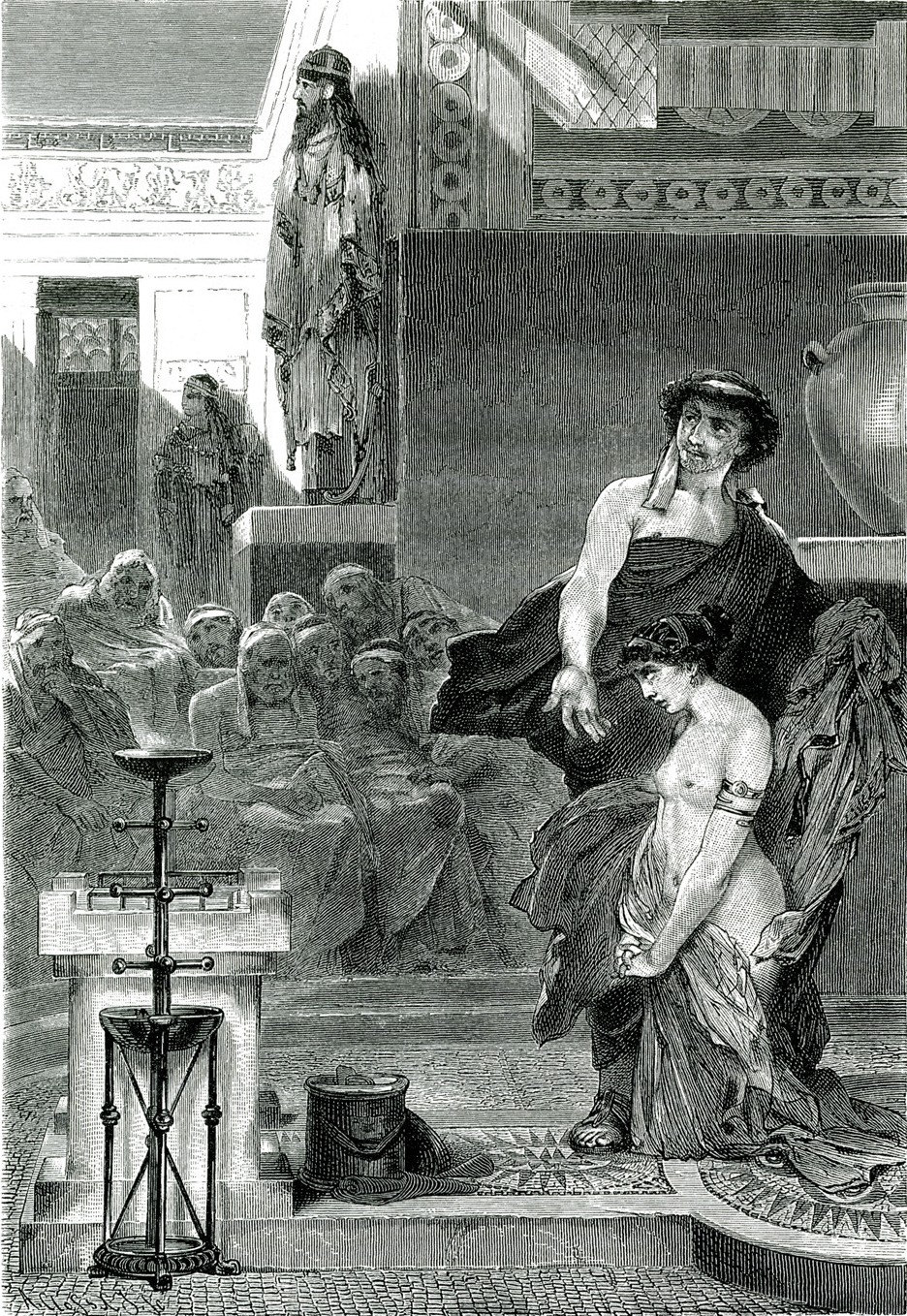 Phryne at the Areopagus court in Athens