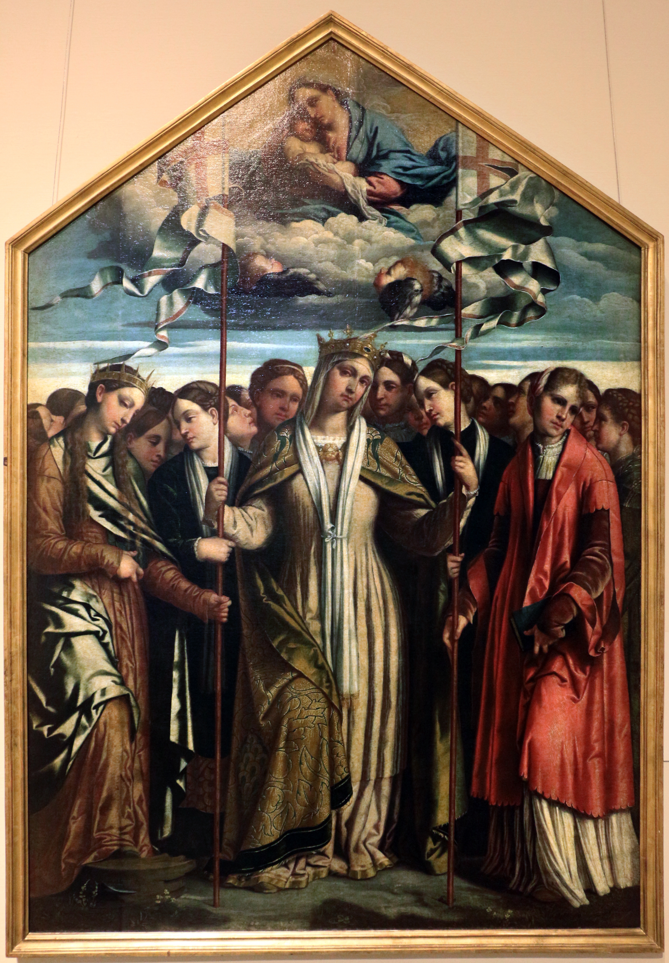 Moretto, Saint Ursula and Companions, 1537, from S. Maria Maddalena in Brescia