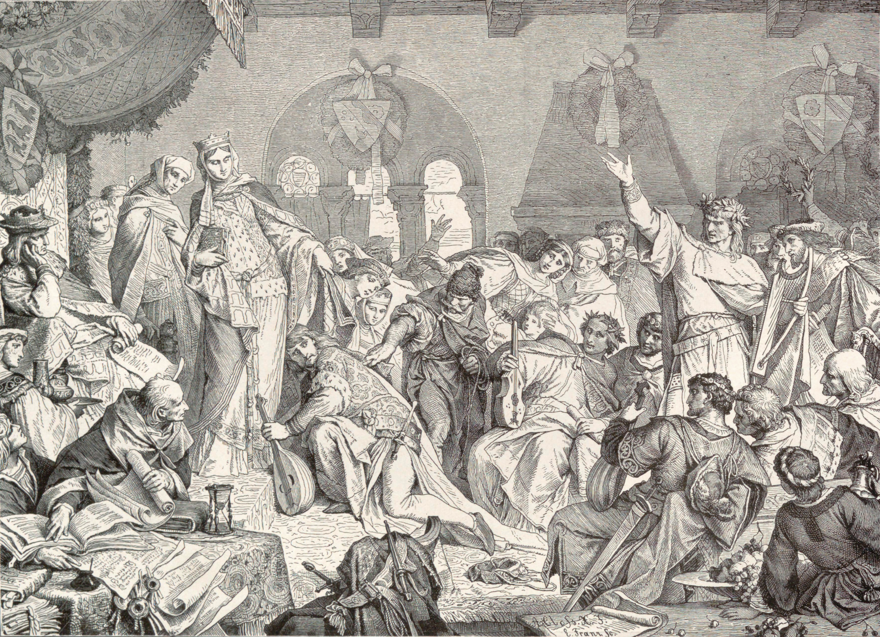 The singers' war at the Wartburg