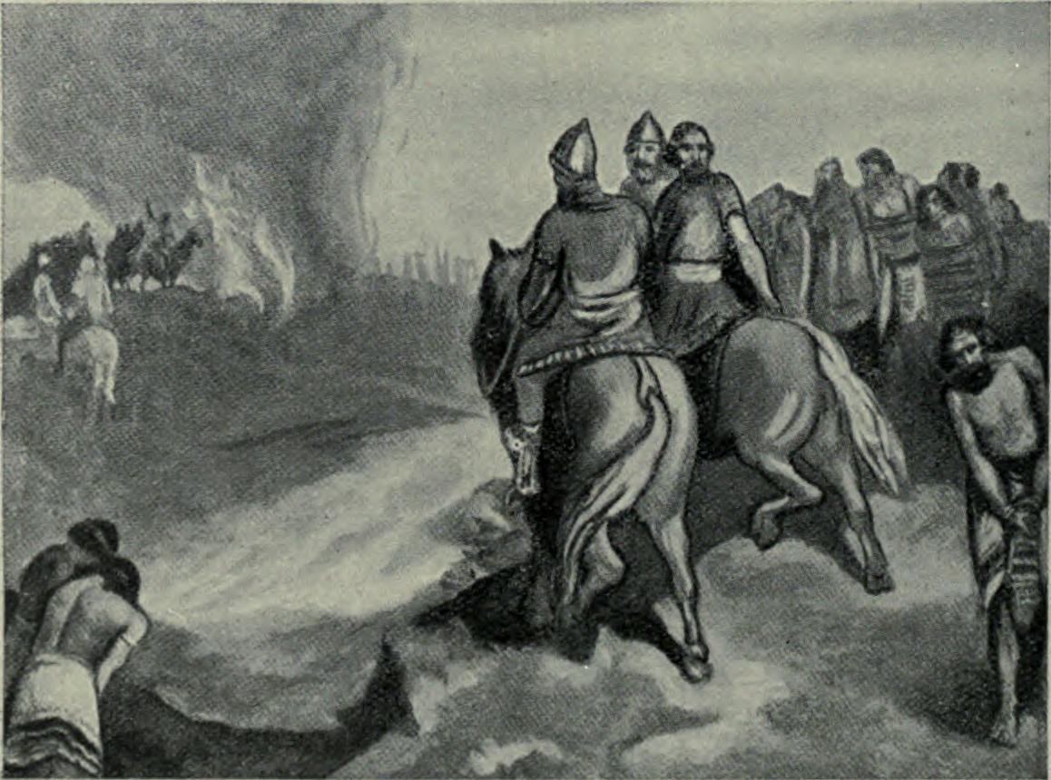 Destruction of Chaldean settlements on the Elamite shore of the Persian Gulf by Assyrian troops under King Sennacherib
