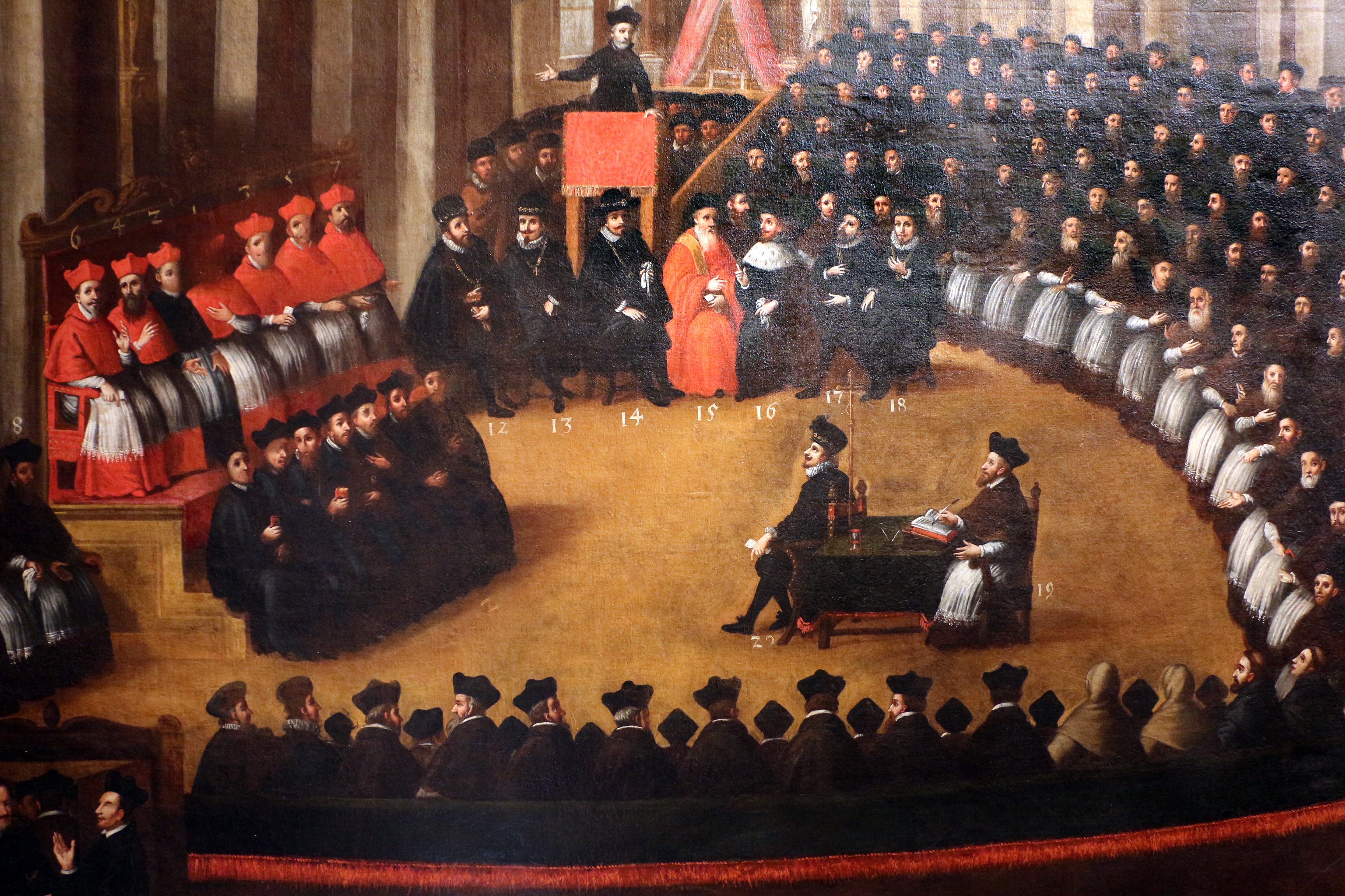 General congregation of the Council of Trent in St. Mary Major Elia Naurizio