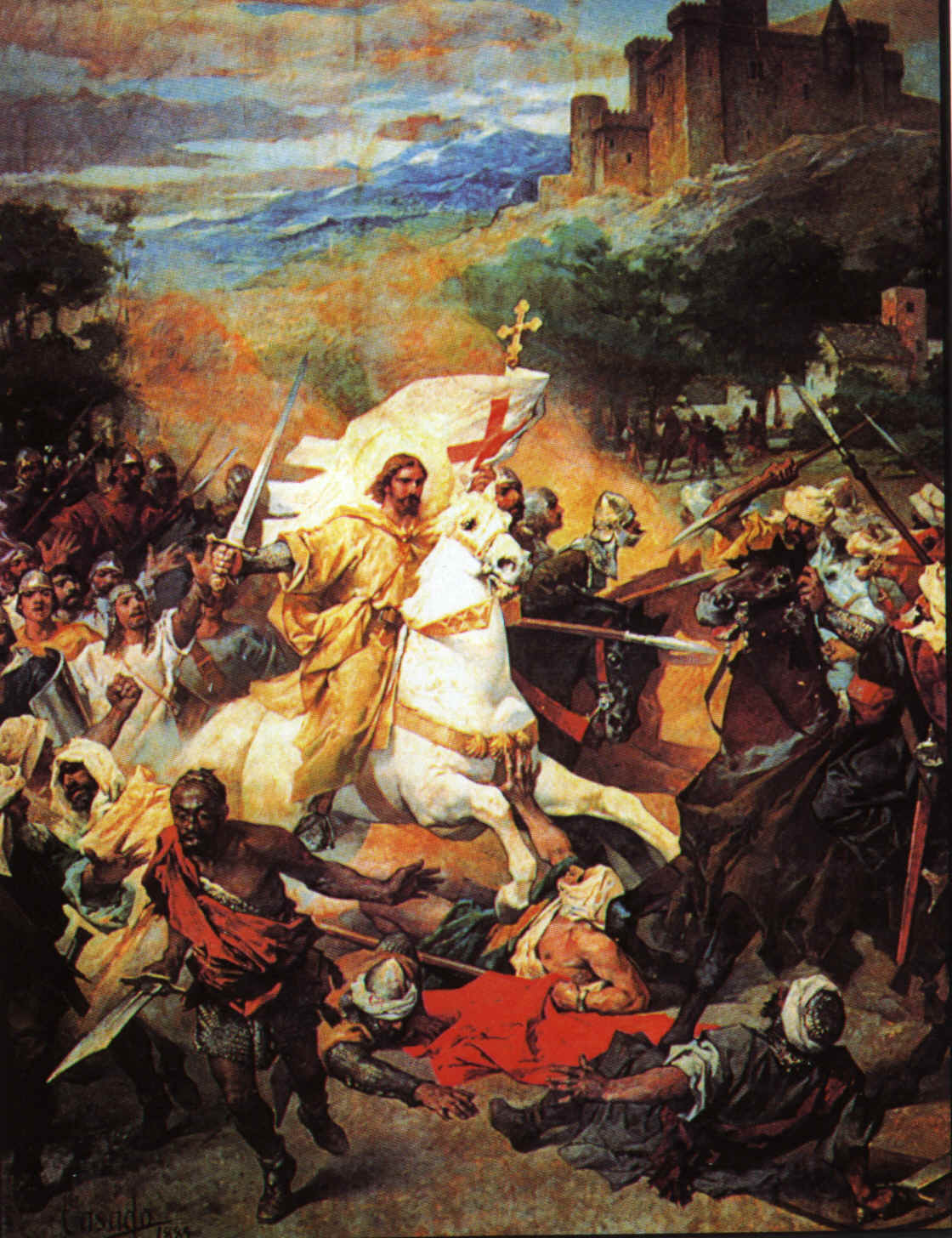 May 23, Santiago at the Battle of Clavijo
