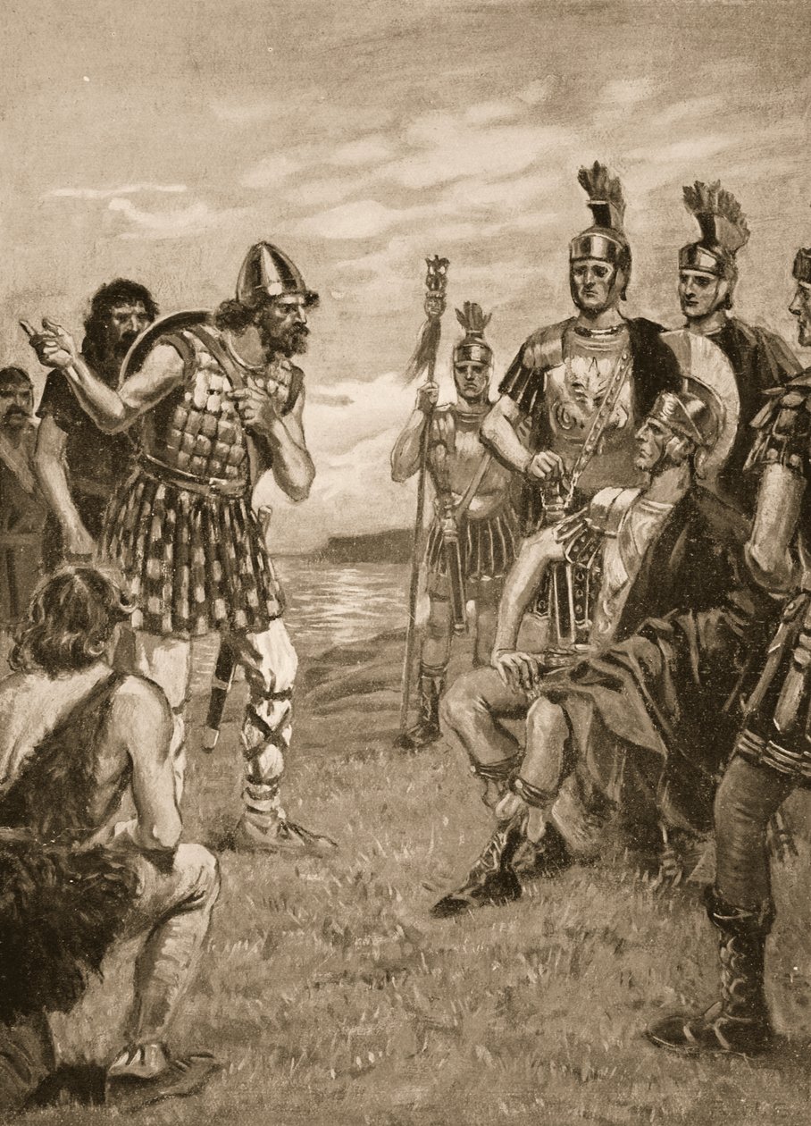 Agricola receives an Irish King