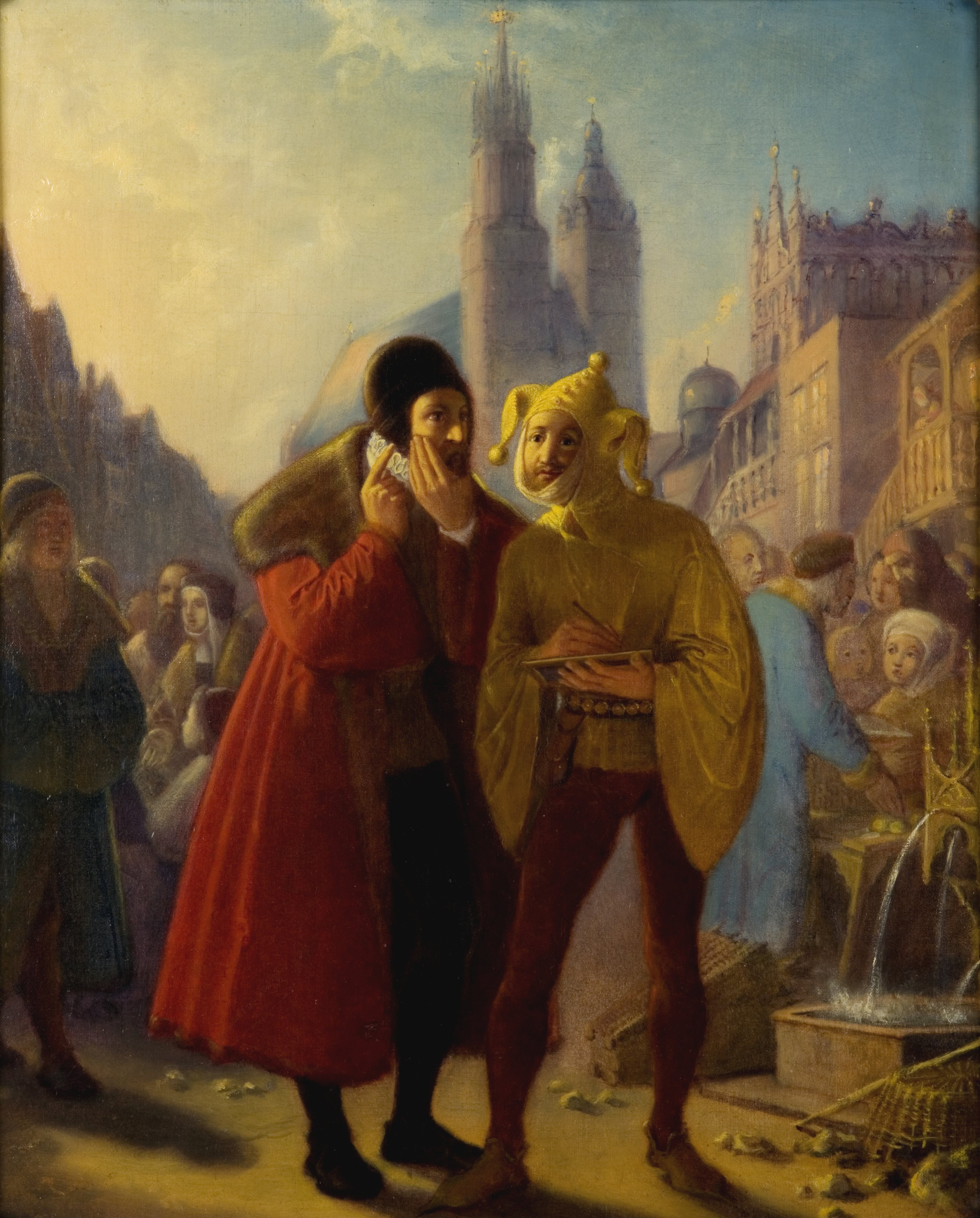 Stańczyk faking a toothache