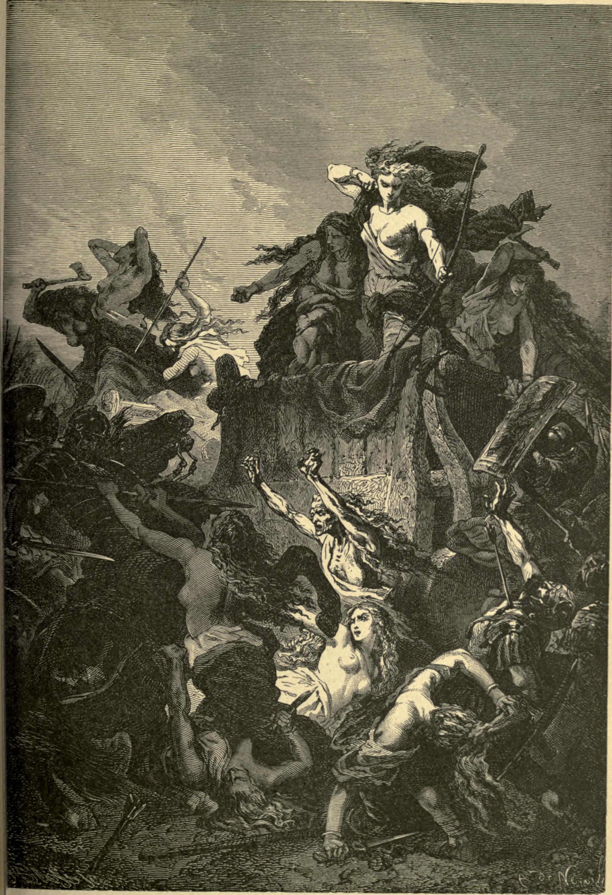Battle of Aix, the Women Defending the Cars