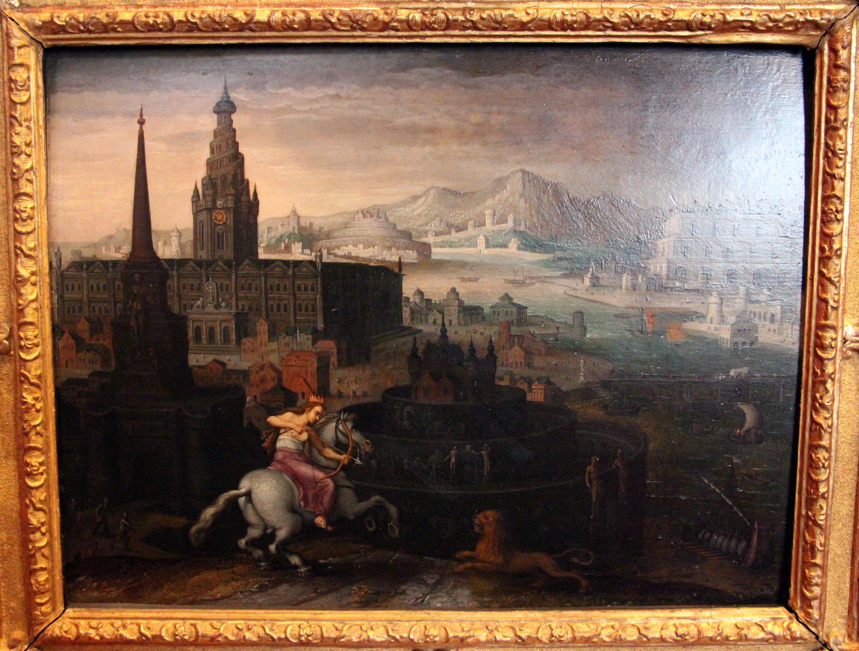 Bernard Rantwyck, The Seven Wonders of the World, 1611 (from engravings based on drawings by Maarten van Heemskerck), mura di babilonia
