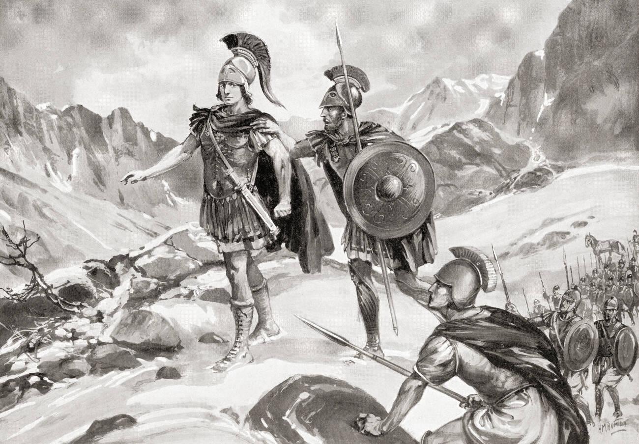 Alexander in Arachosia