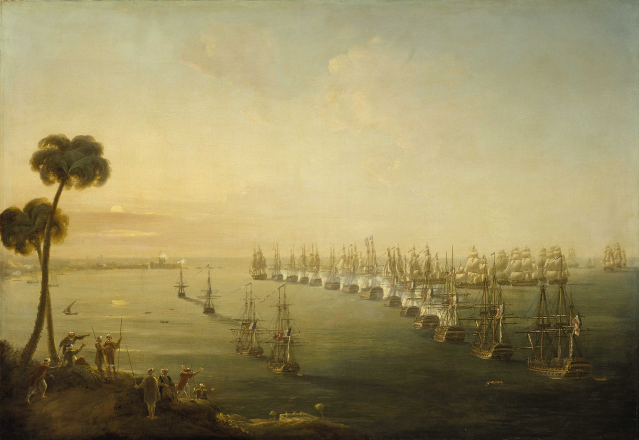 Beginning of the Action at the Battle of the Nile Nicholas Pocock