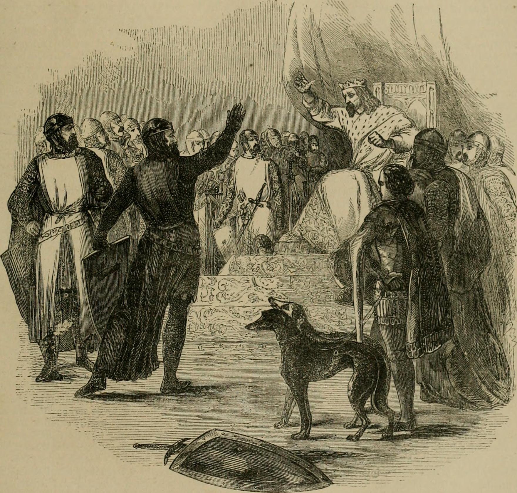 Quarrel between Edward I & the Earls of Norfolk & Hereford