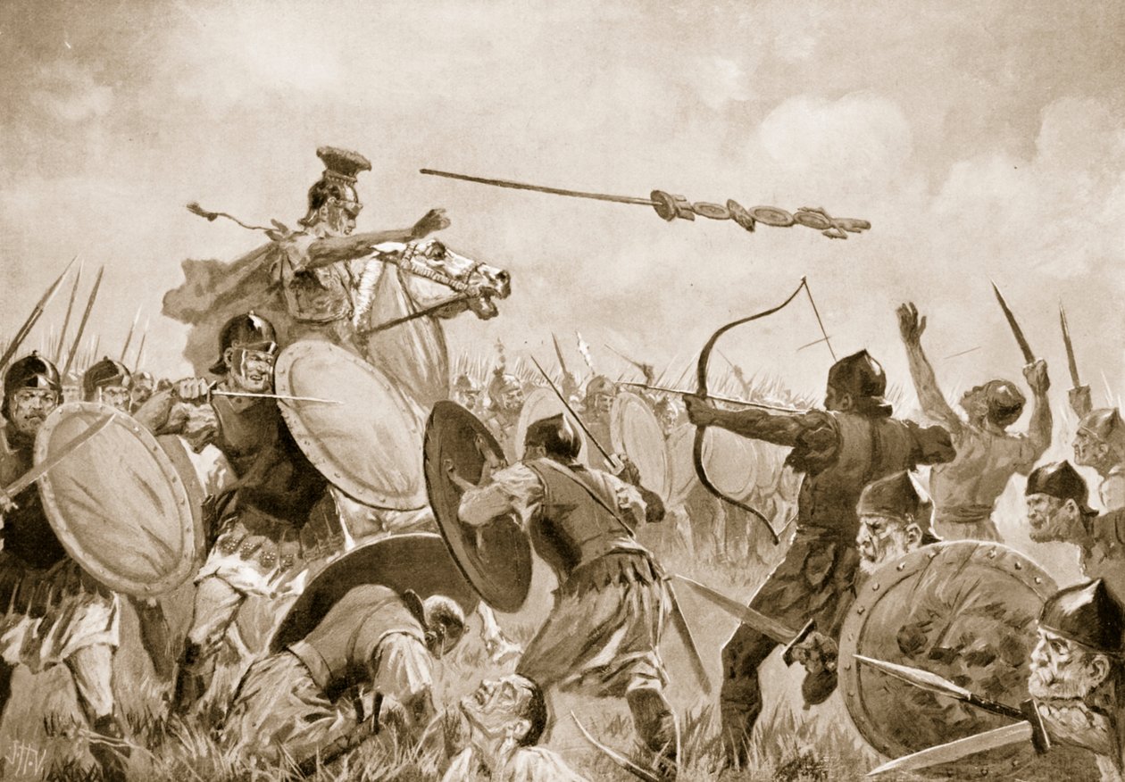 or 386BC A Roman battle with the Volscians