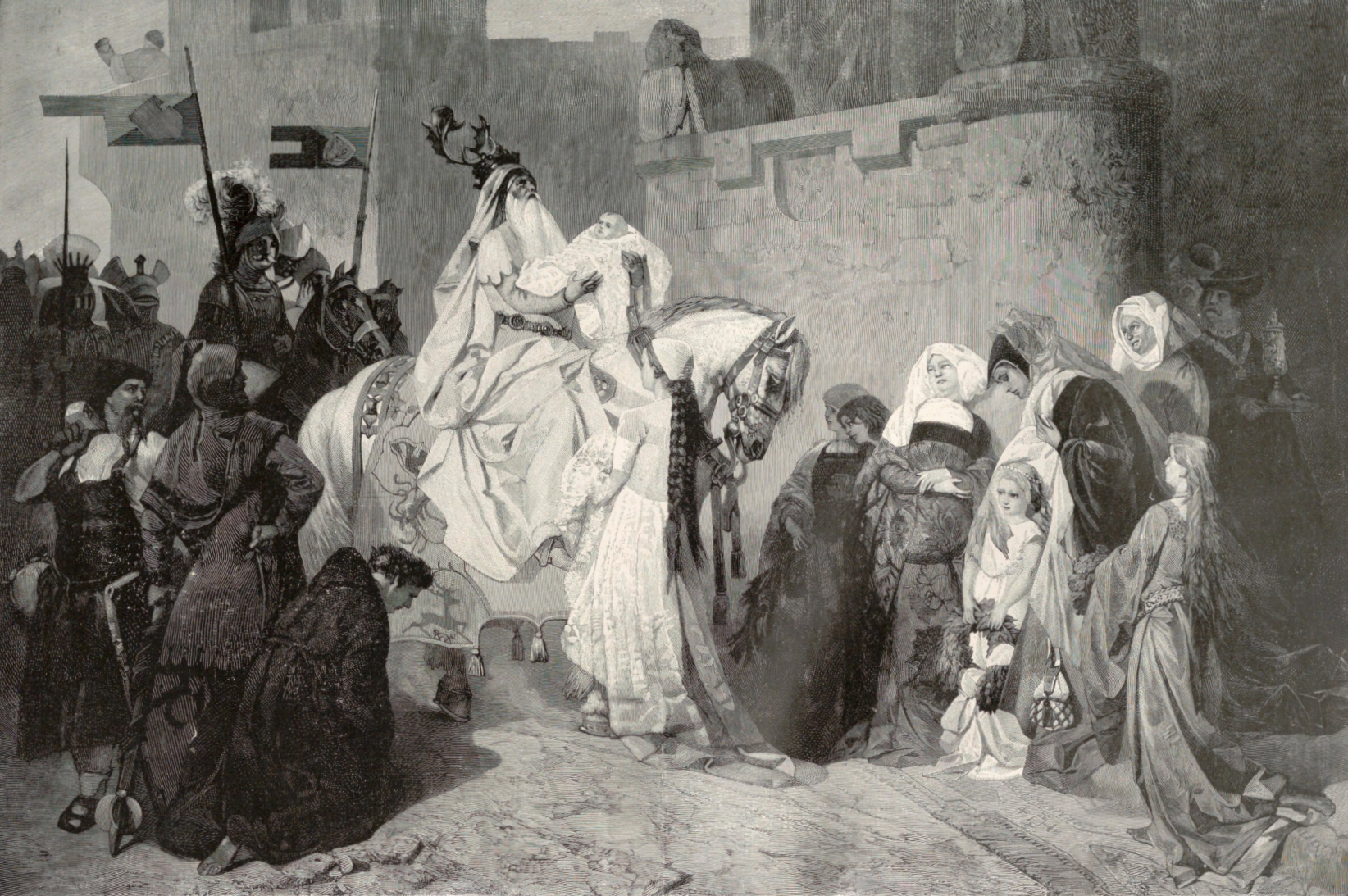 The Return of Count Eberhard of Württemberg after the battle of Döffingen