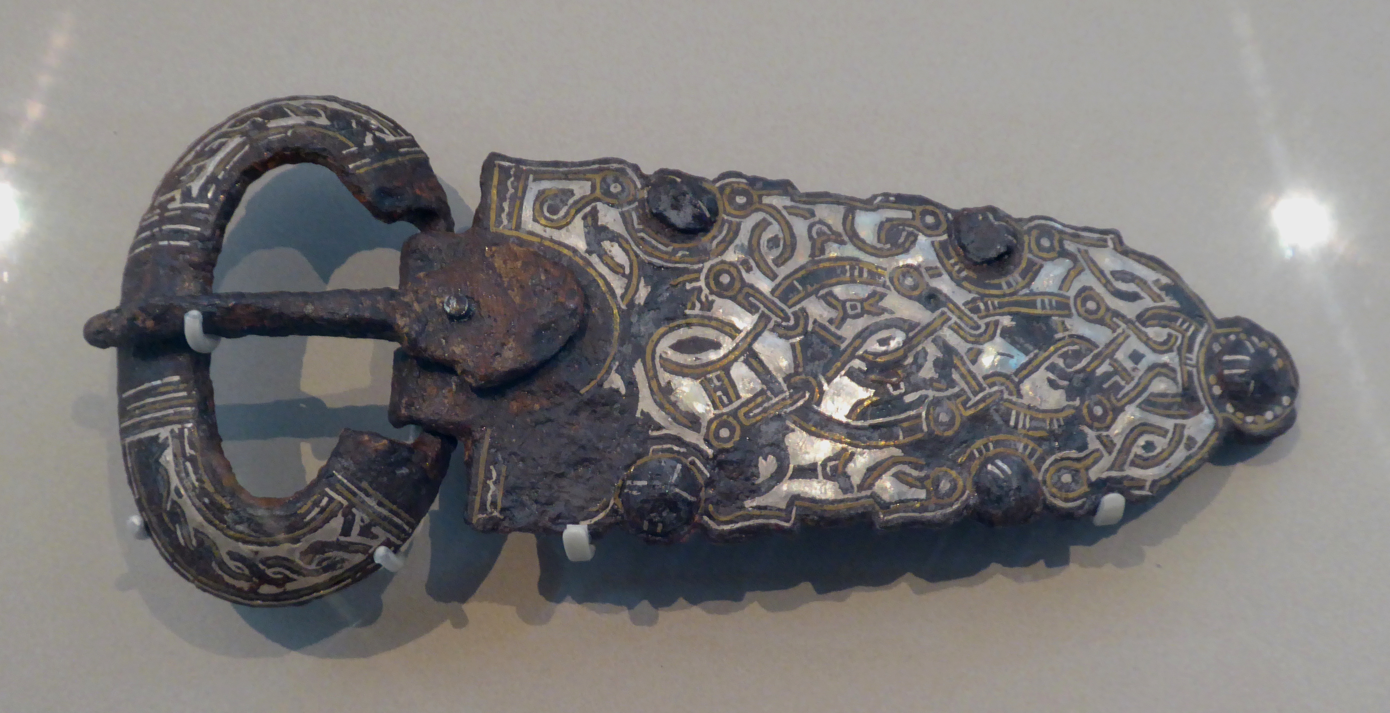Merovingian Belt Buckle in the Victoria and Albert Museum