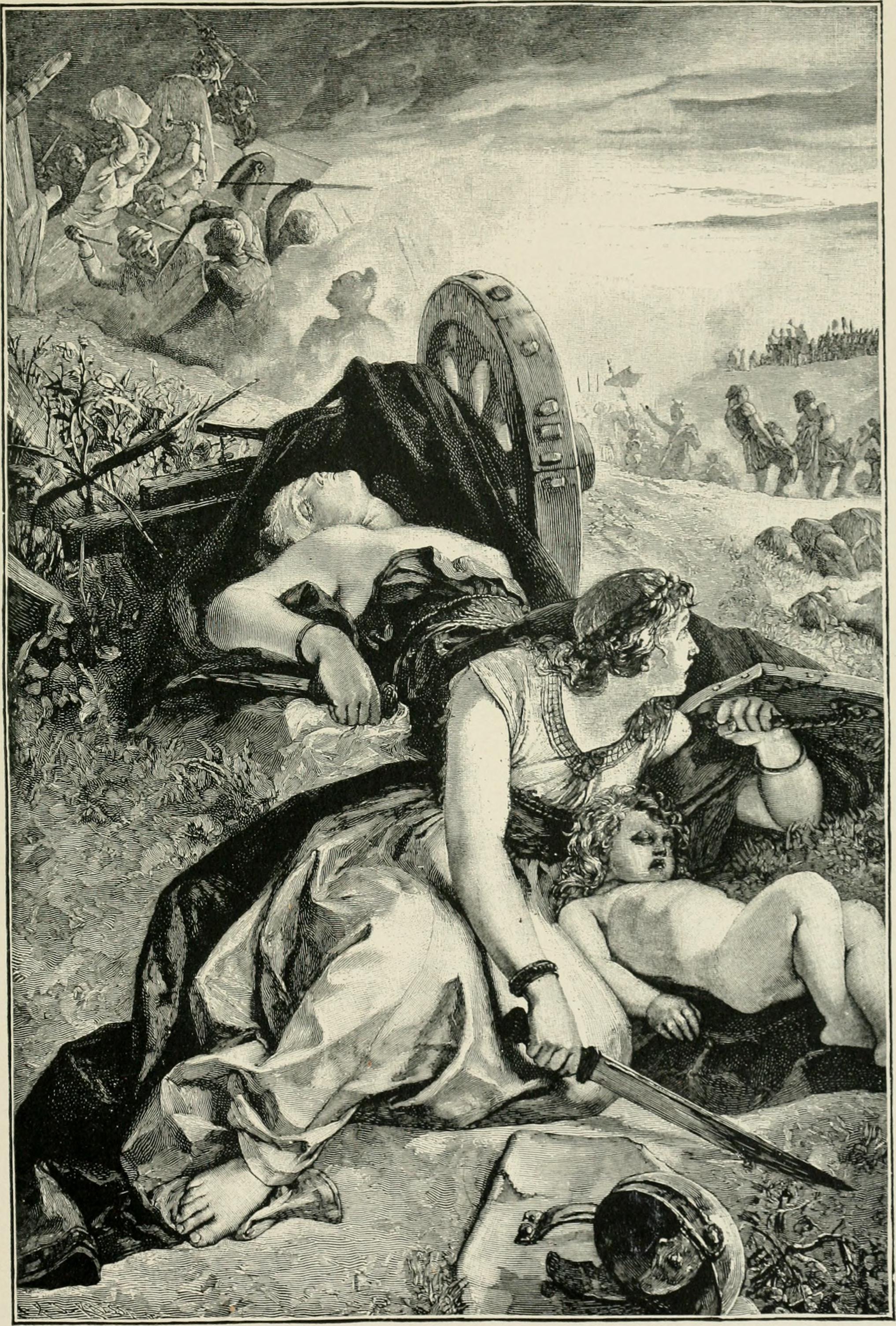 Defense of the Cimbrian Women at Vercellae