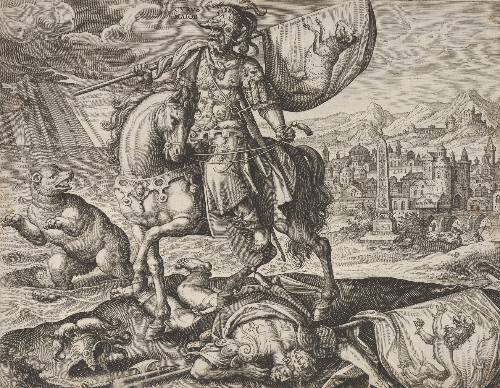 Cyrus, King of Persia, from Four Illustrious Rulers of Antiquity