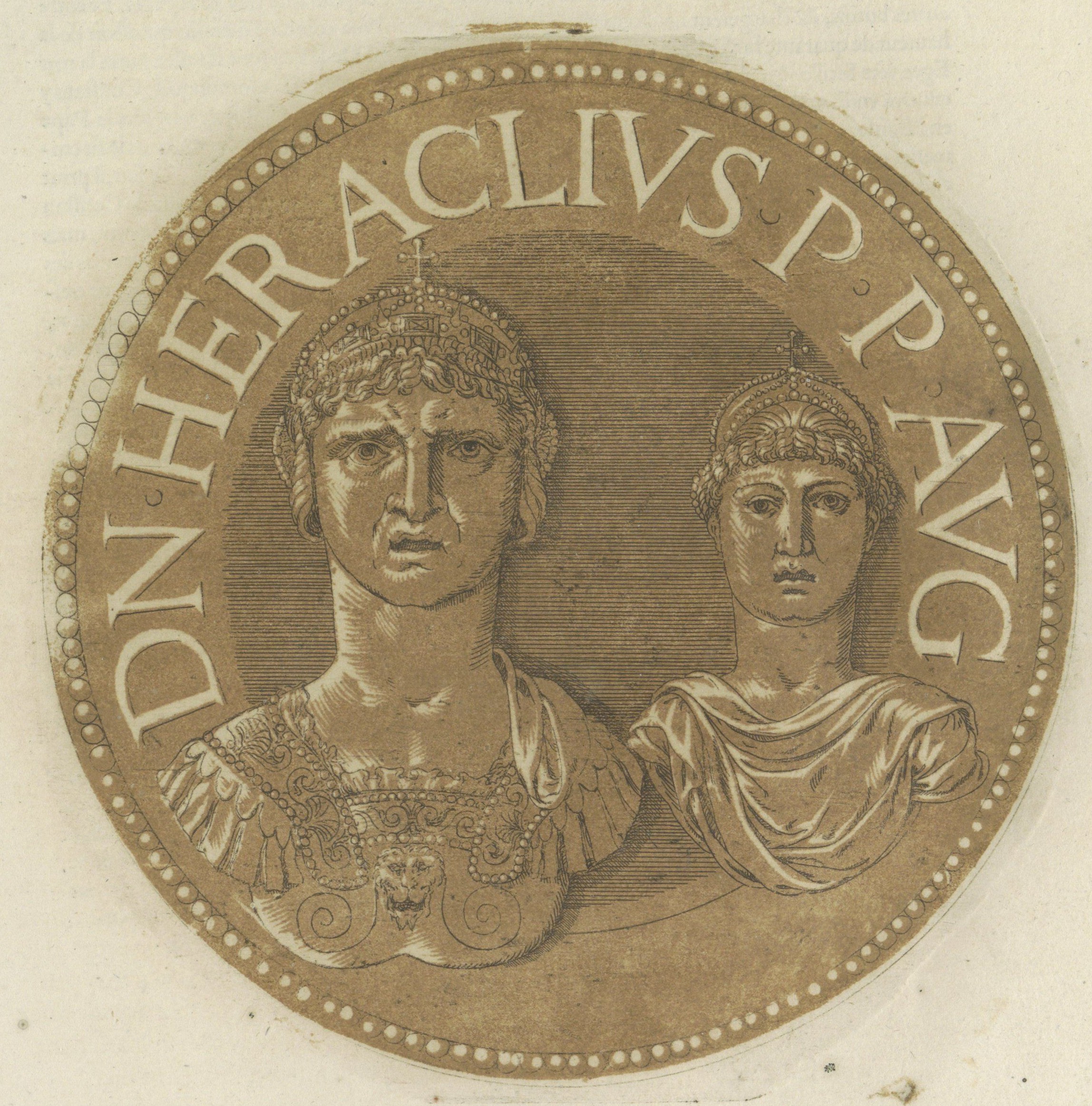 Heraclonas and Empress Martina