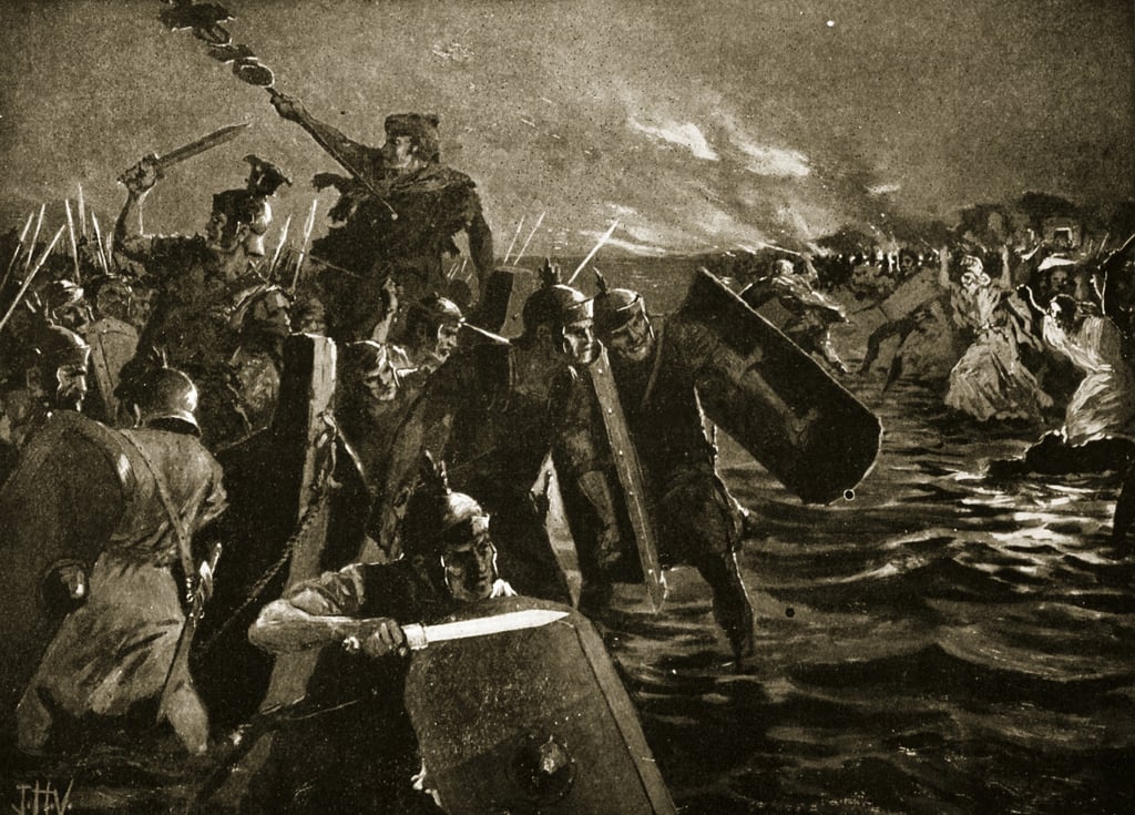 The Roman attack on Anglesey