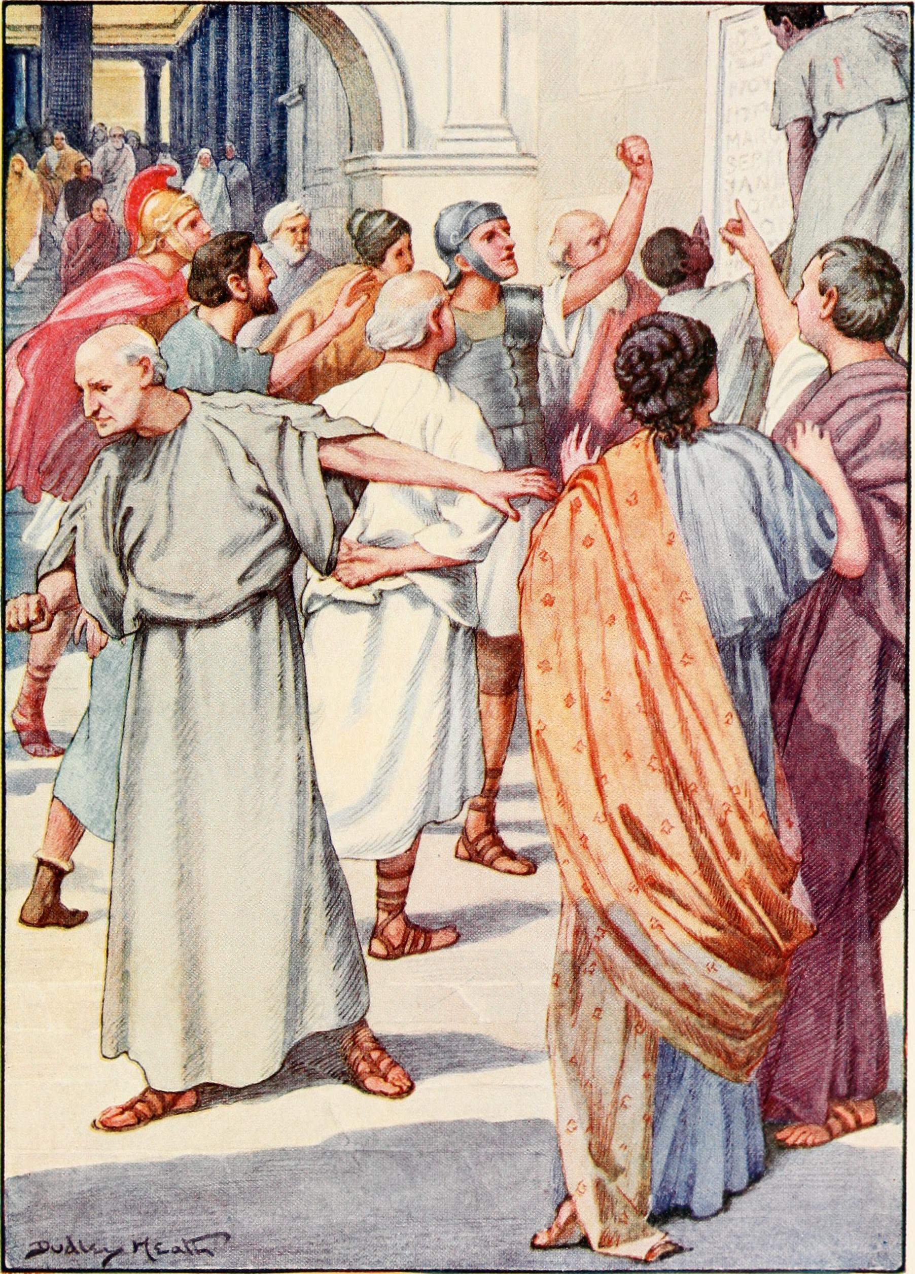 proscription lists set up and displayed by Roman general Lucius Cornelius Sulla SOR Macgregor, Mary