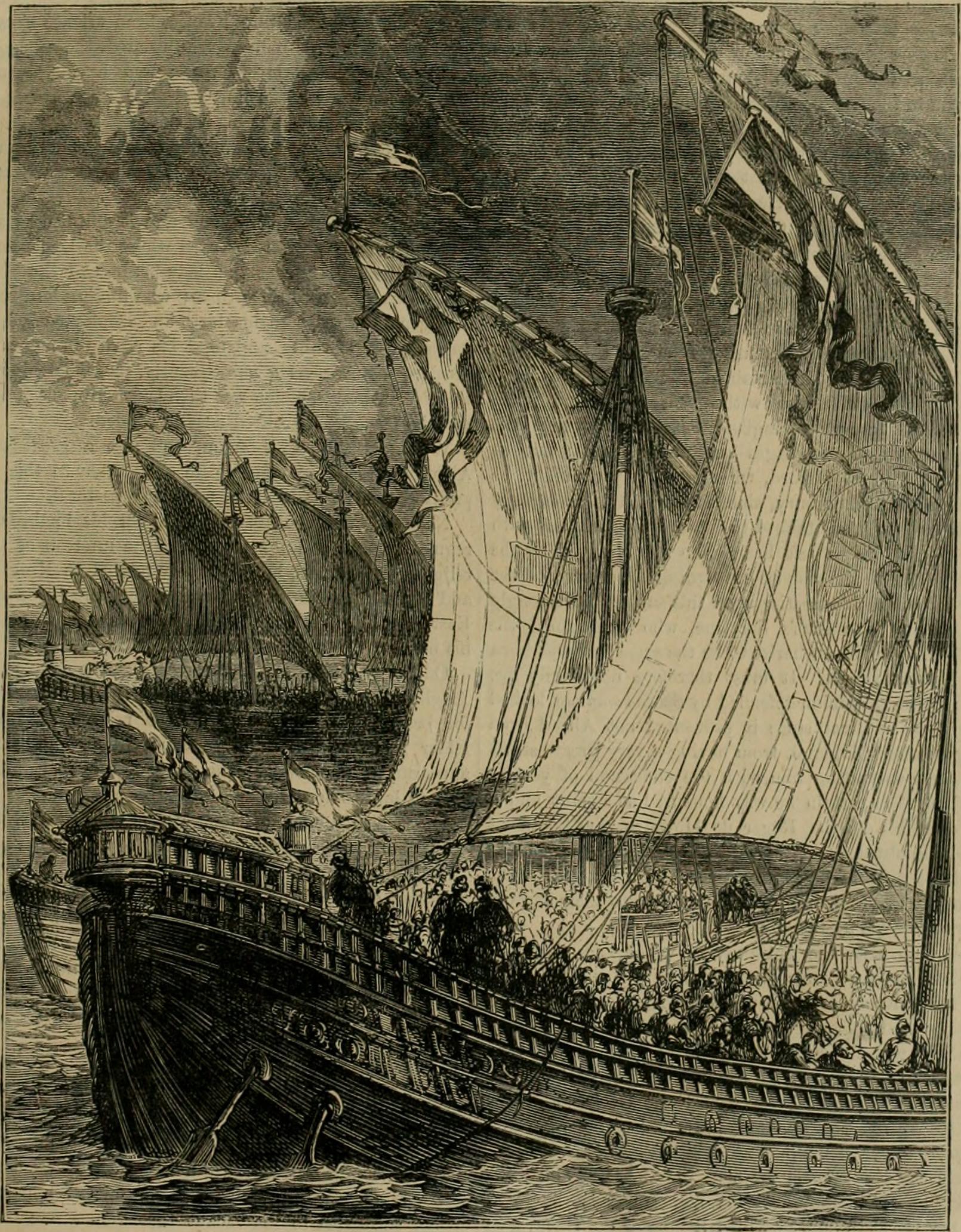 Sweyn Sailing Up the Thames