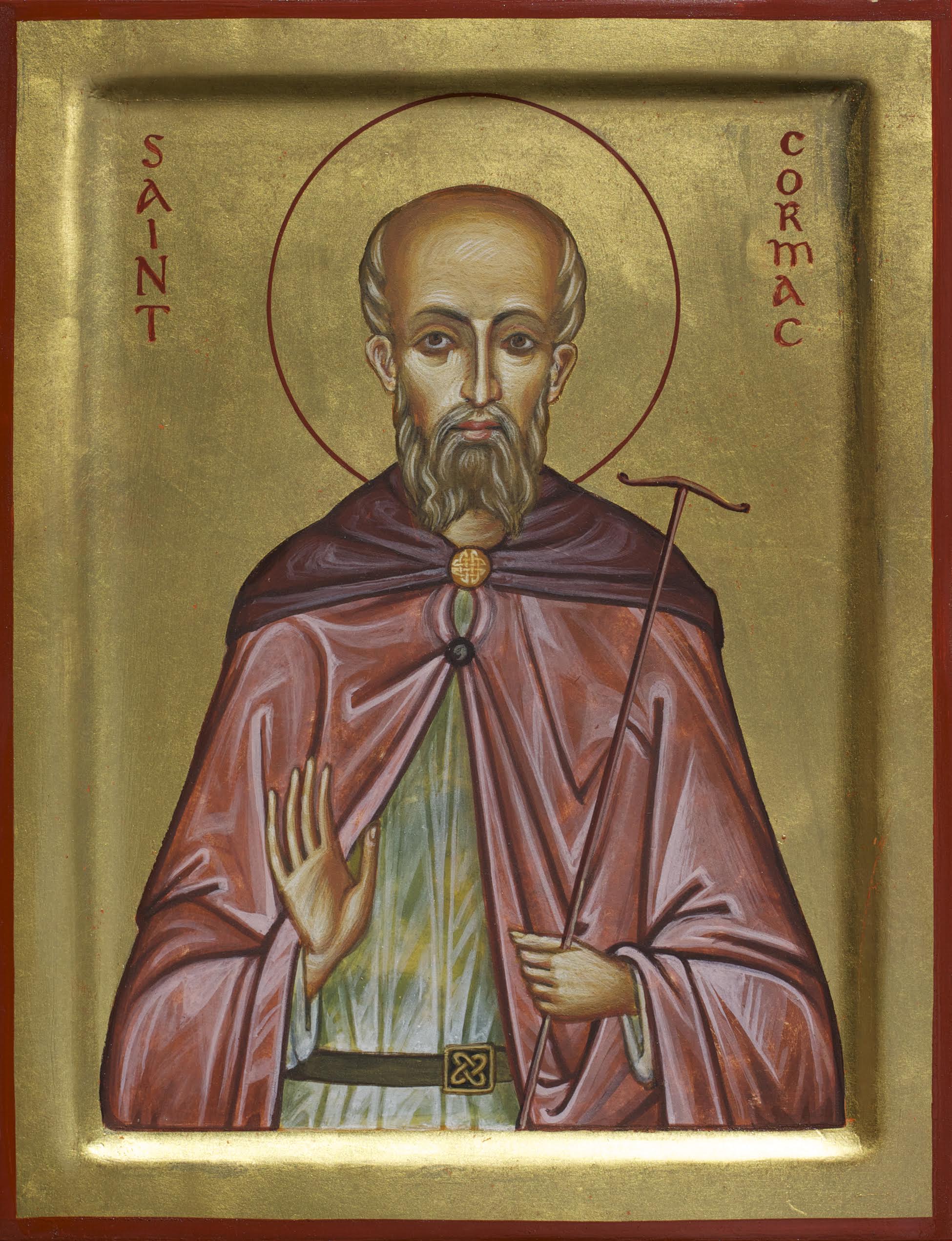 St. Cormac mac Cuilennáin of Cashel by Aidan Hart (1957-