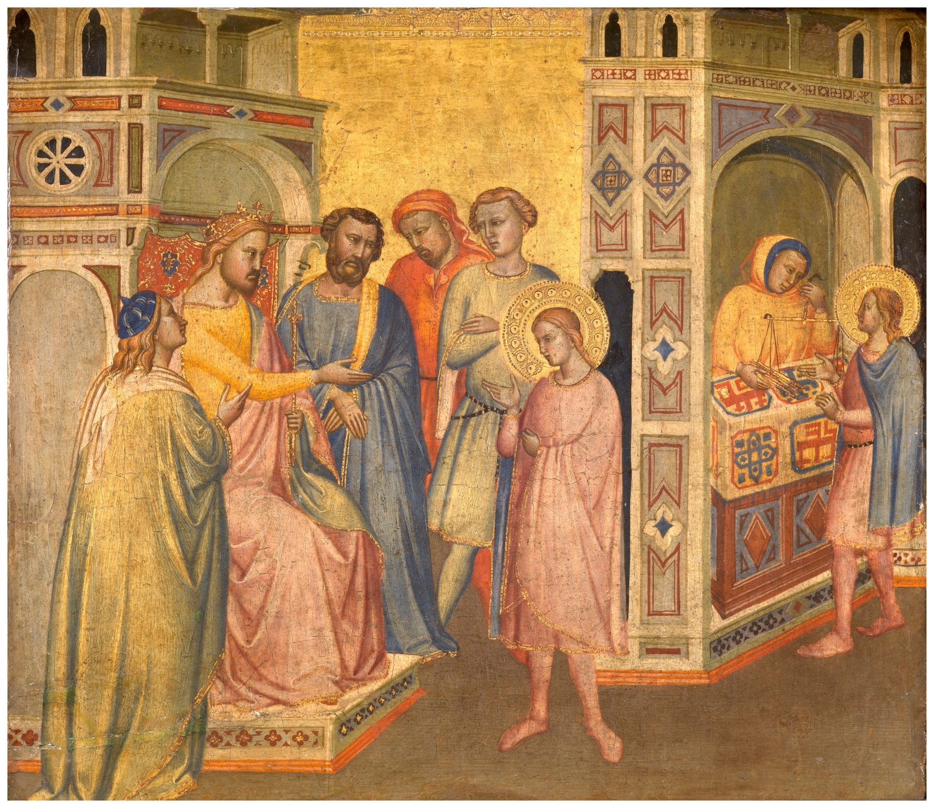 Saint Eligius before King Chlothar II