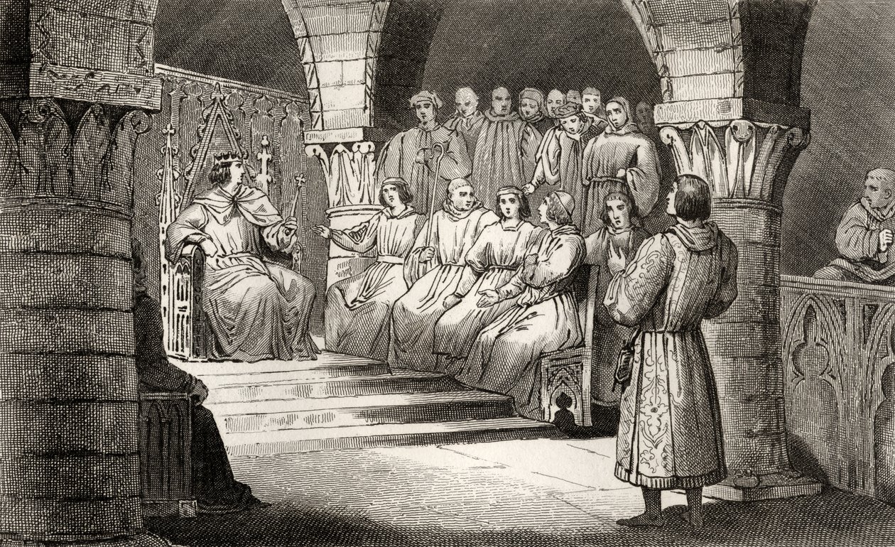 Philippe V the Tall and the States-General reject the pretensions of Jeanne II