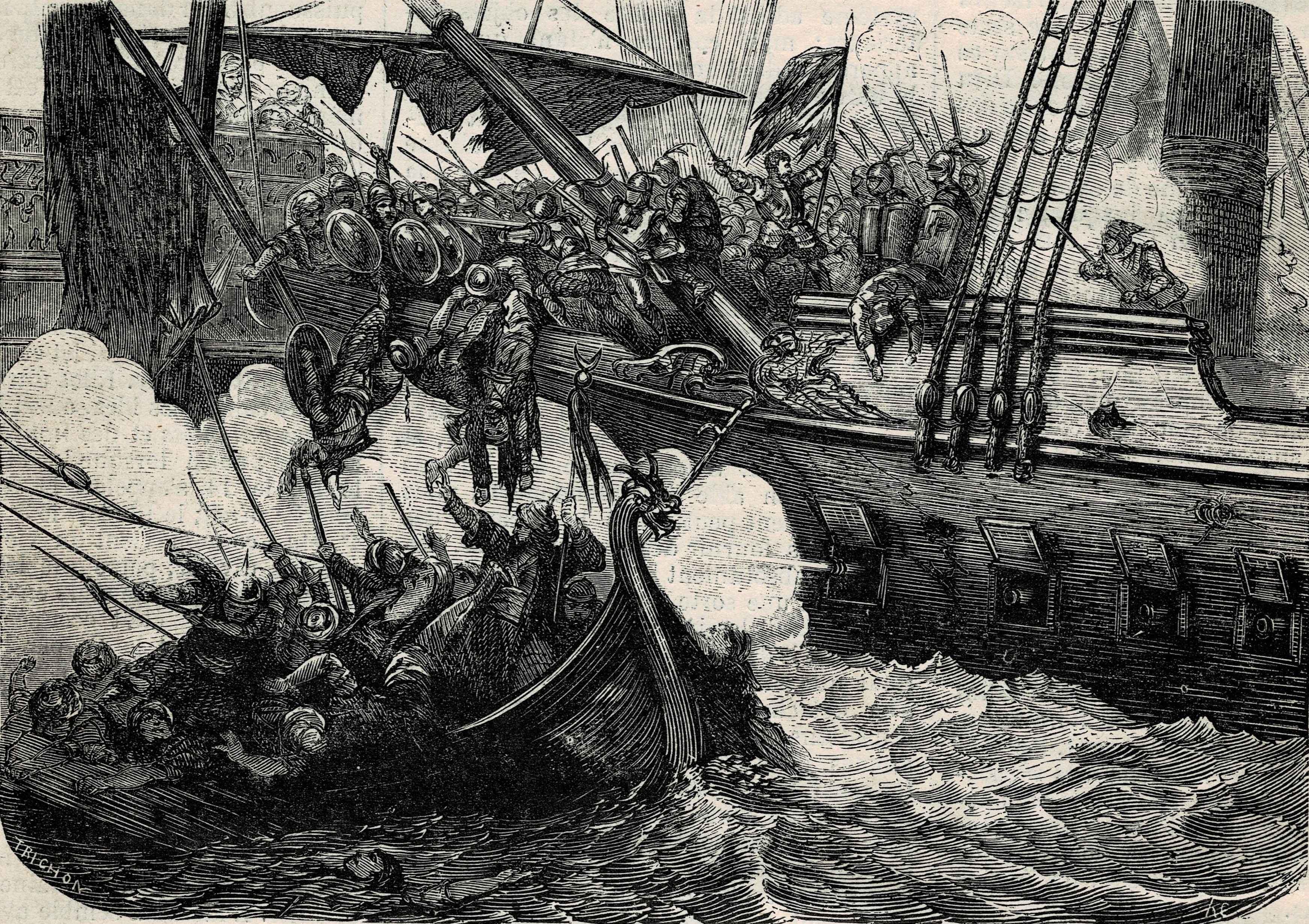 Don Juan of Austria at the Battle of Lepanto (October 7, 1571)