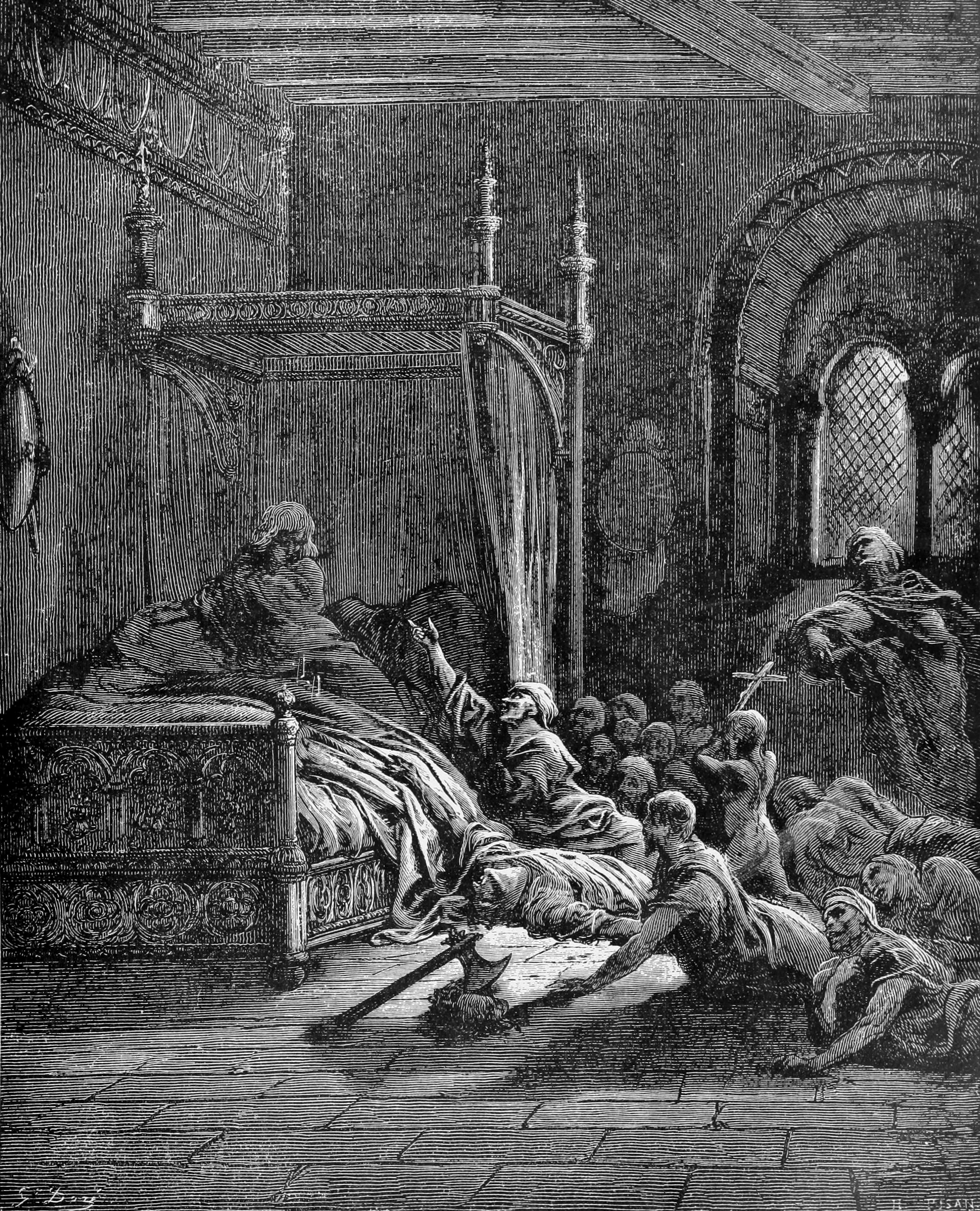 Foulque Nerra Assailed by the Phantoms of His Victims