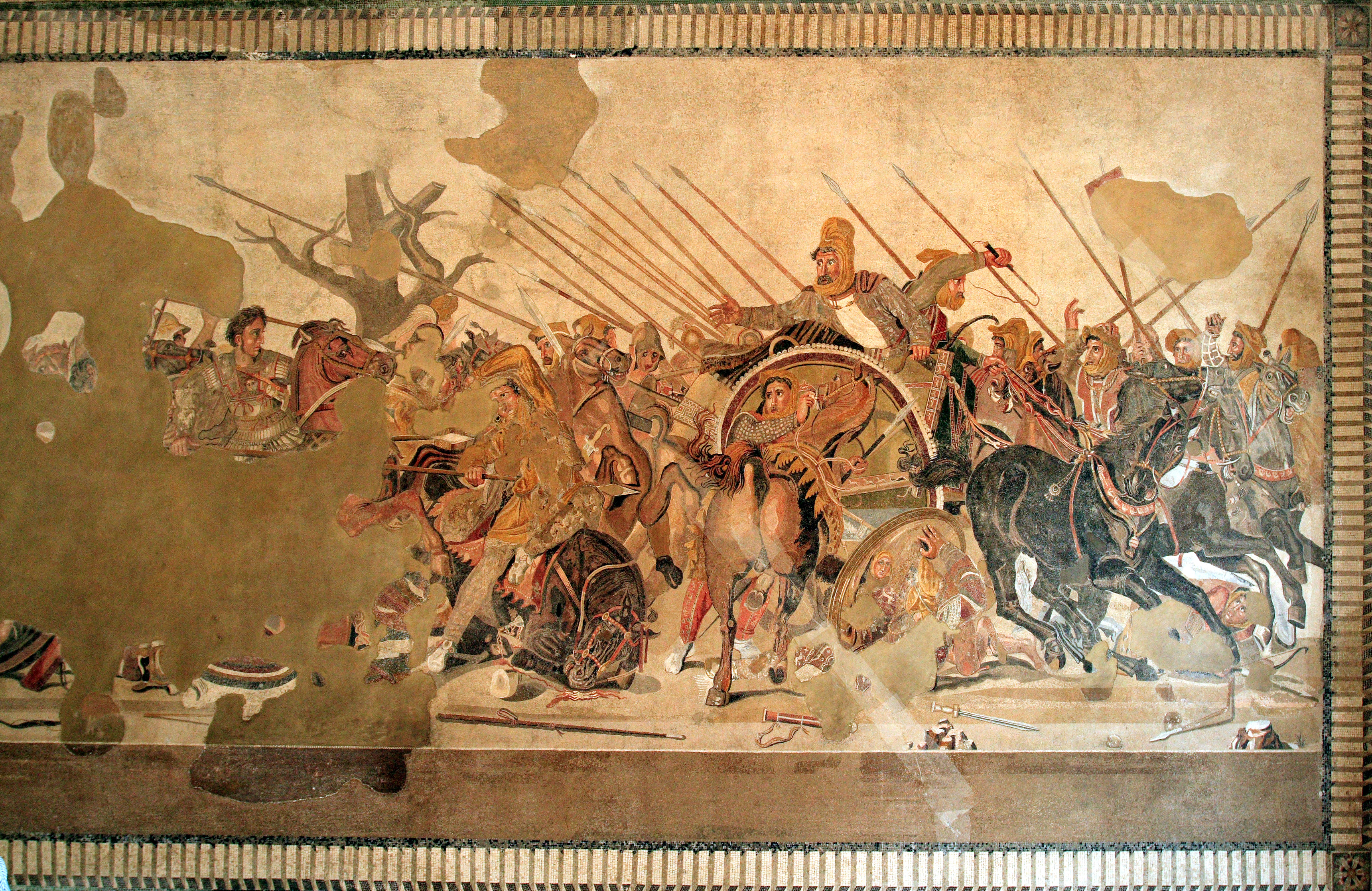Alexander Mosaic, Battle of Issus in