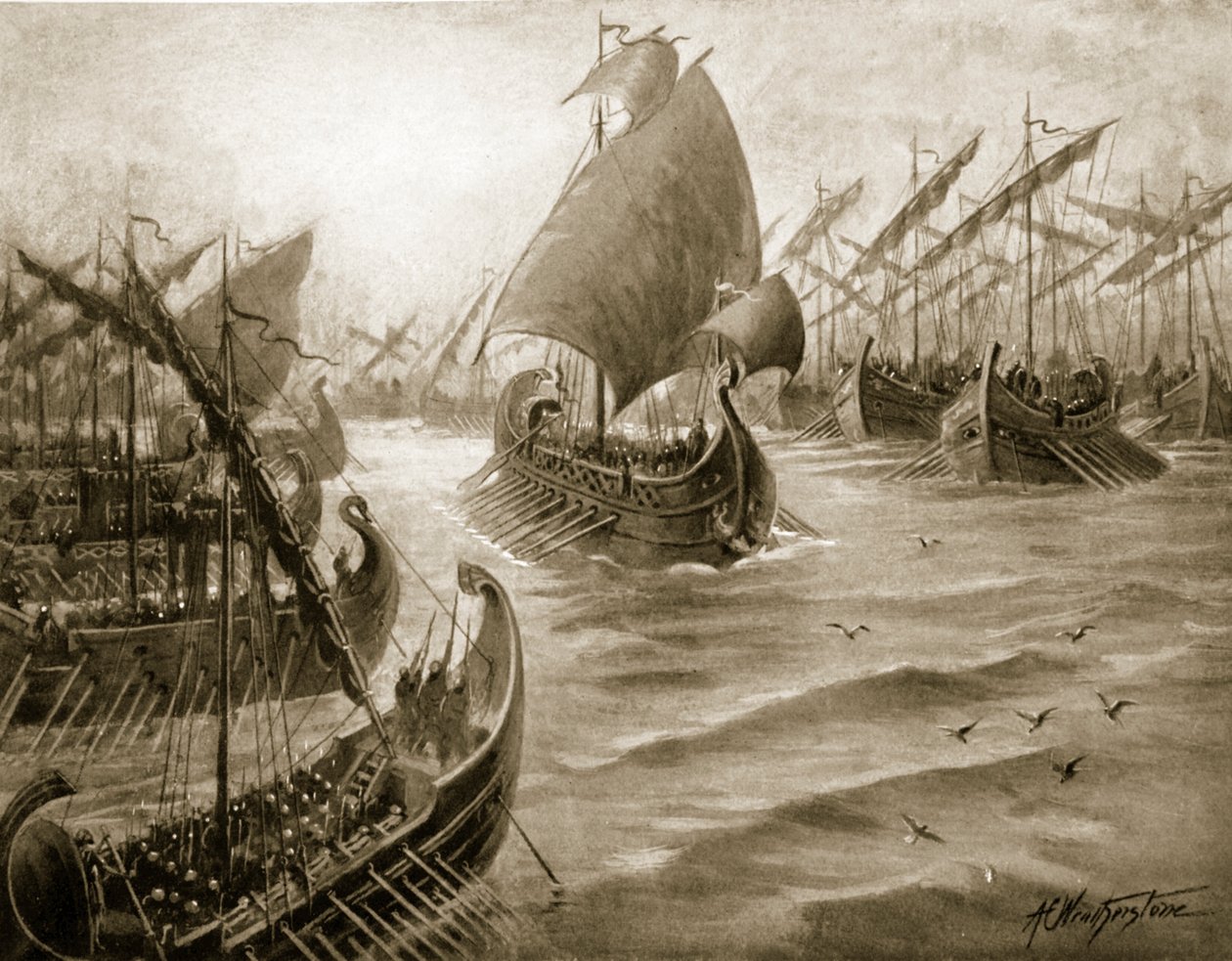 Cimon takes command of the Greek Fleet