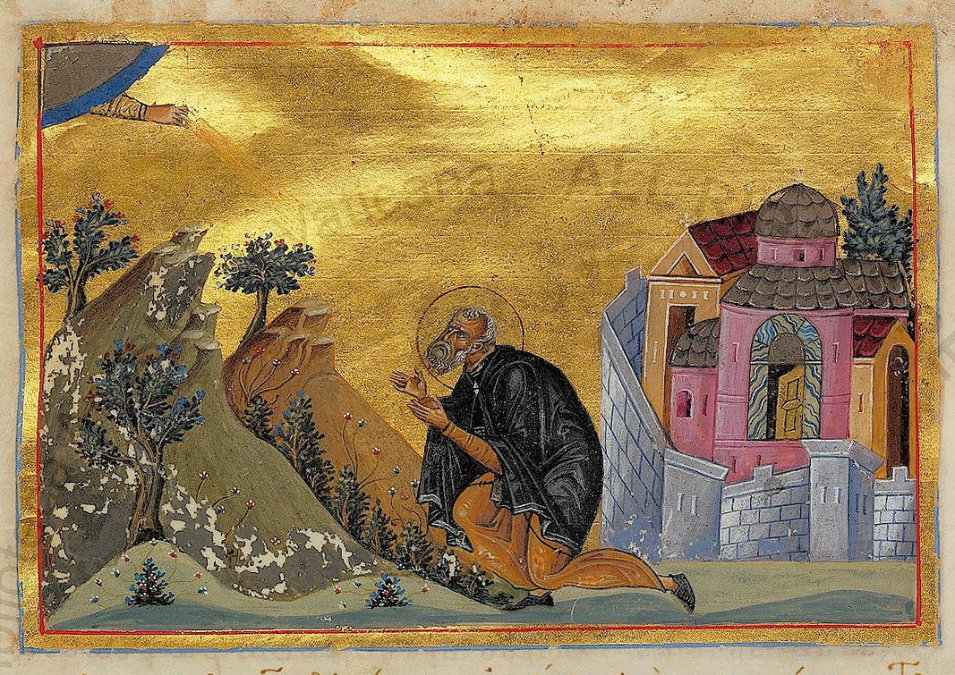 John the Silent Menologion of Basil II
